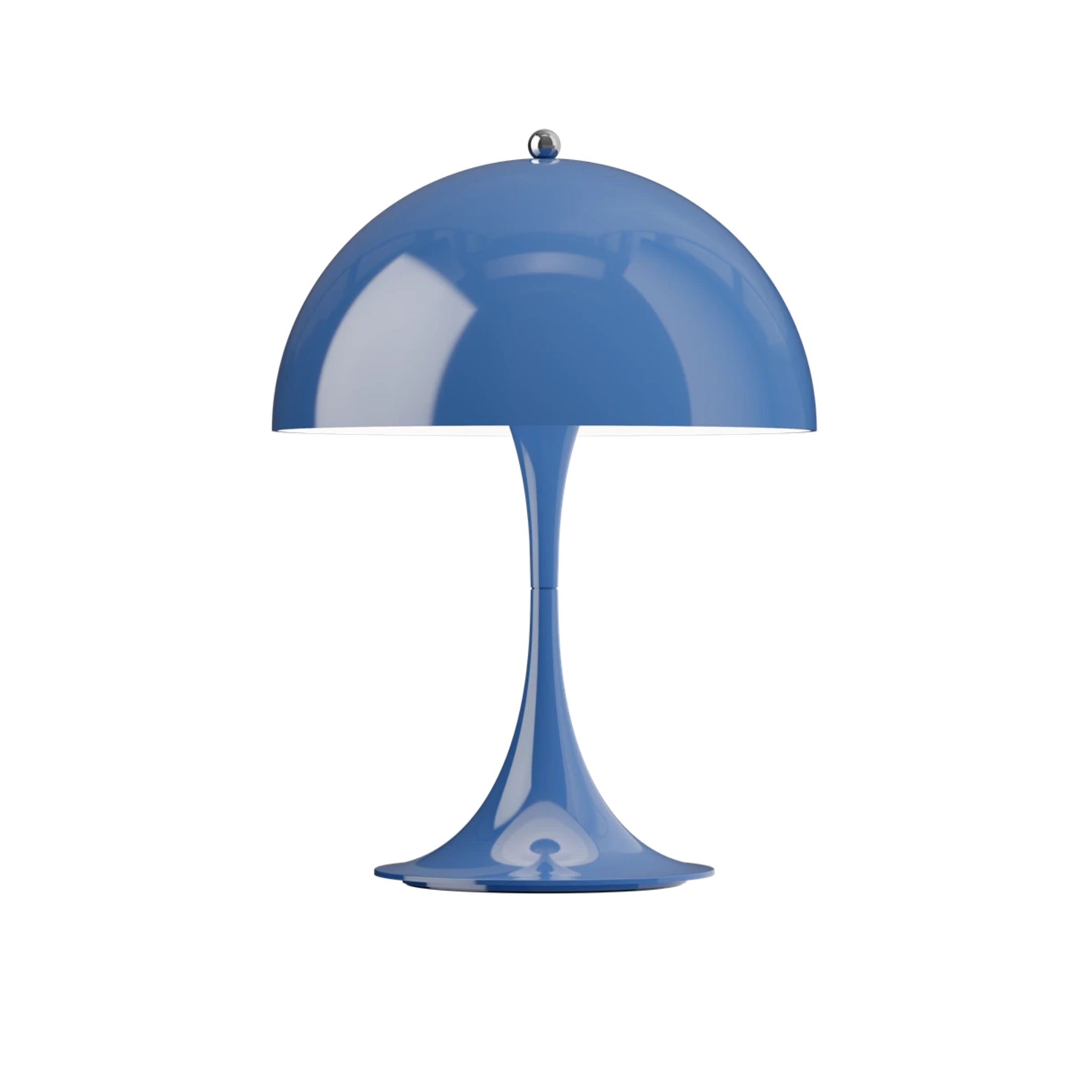 Lampe de table opaque indigo blue Panthella 250 de Louis Poulsen