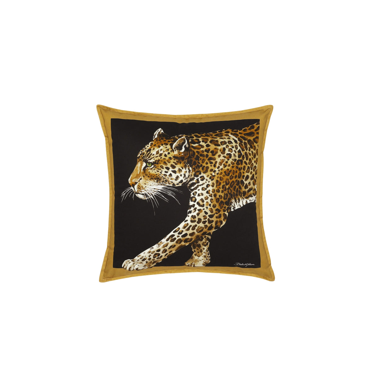 Coussin en toile Leopardo de Dolce & Gabbana Casa