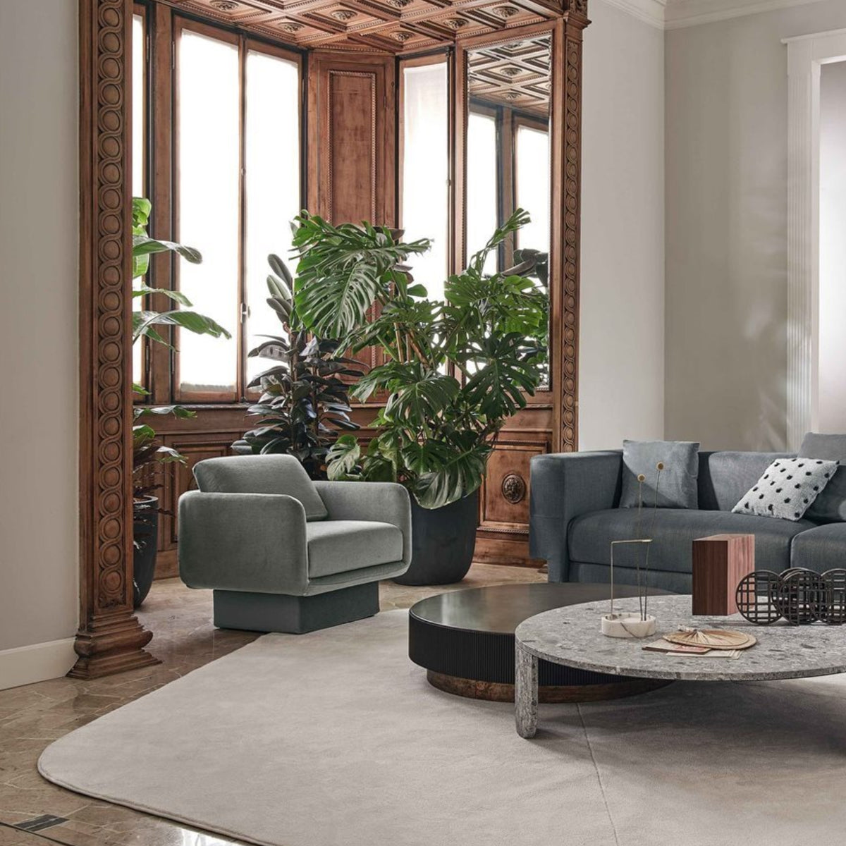 Fauteuil Lilas par Gallotti&Radice