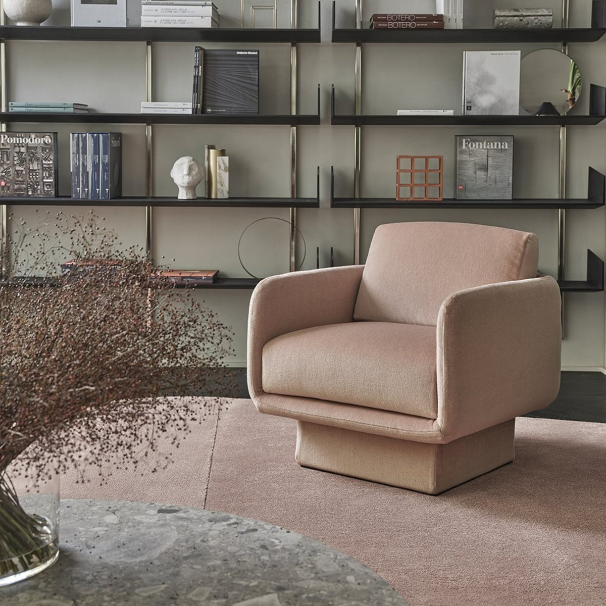 Fauteuil Lilas par Gallotti&Radice