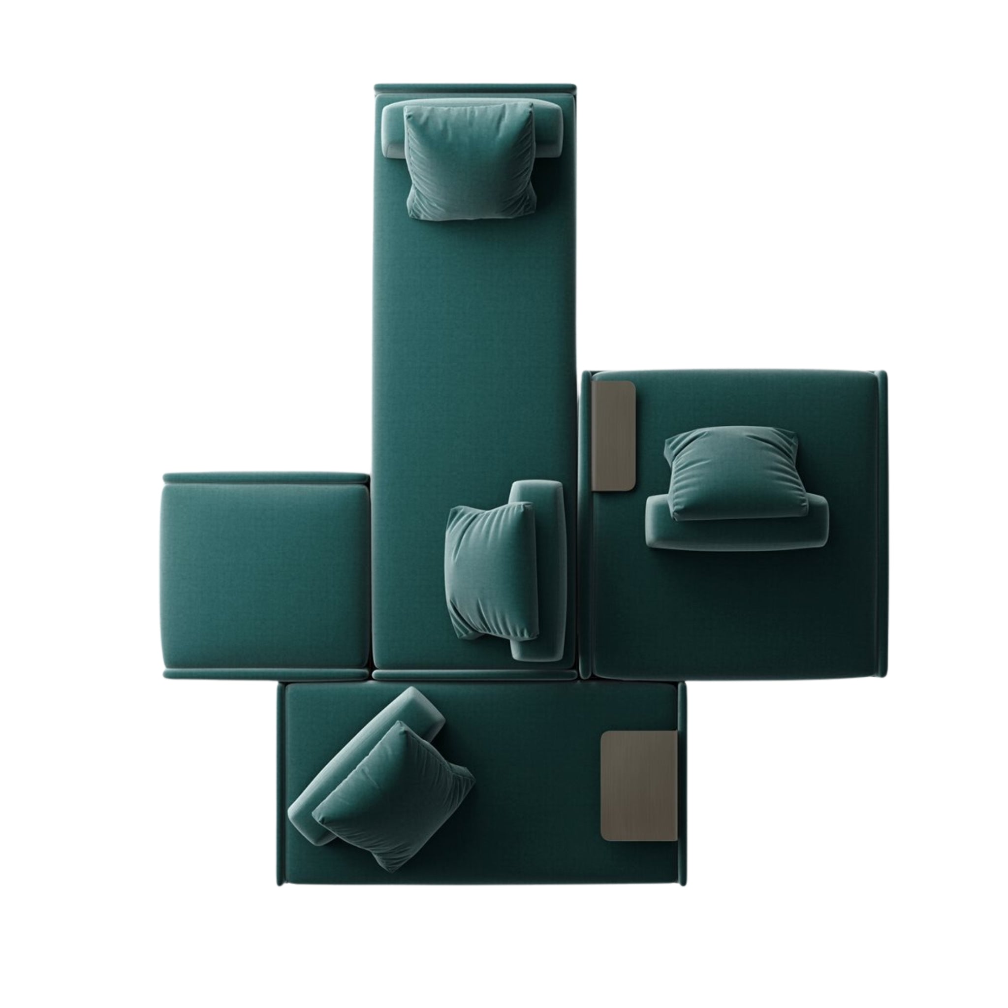 Canapé modulaire Lilas Mosaïque de Gallotti&Radice