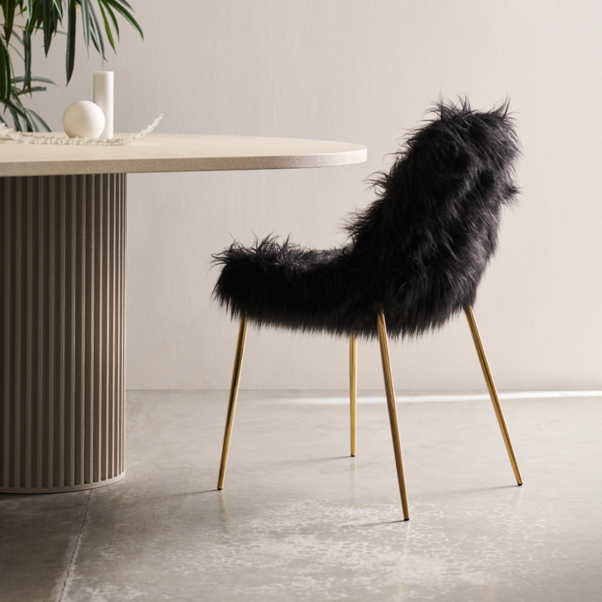 Chaise Mammamia Fur de Opinion Ciatti