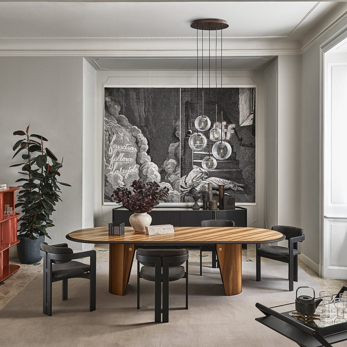 Table Manto Oval par Gallotti&Radice