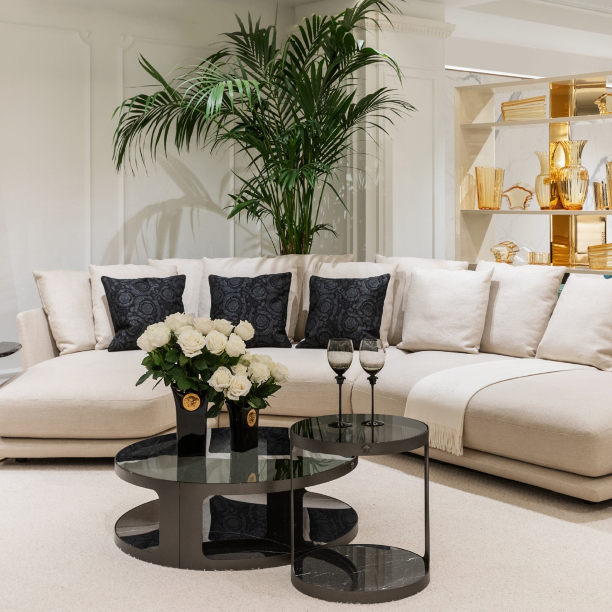 Table basse Medallion de Versace Home