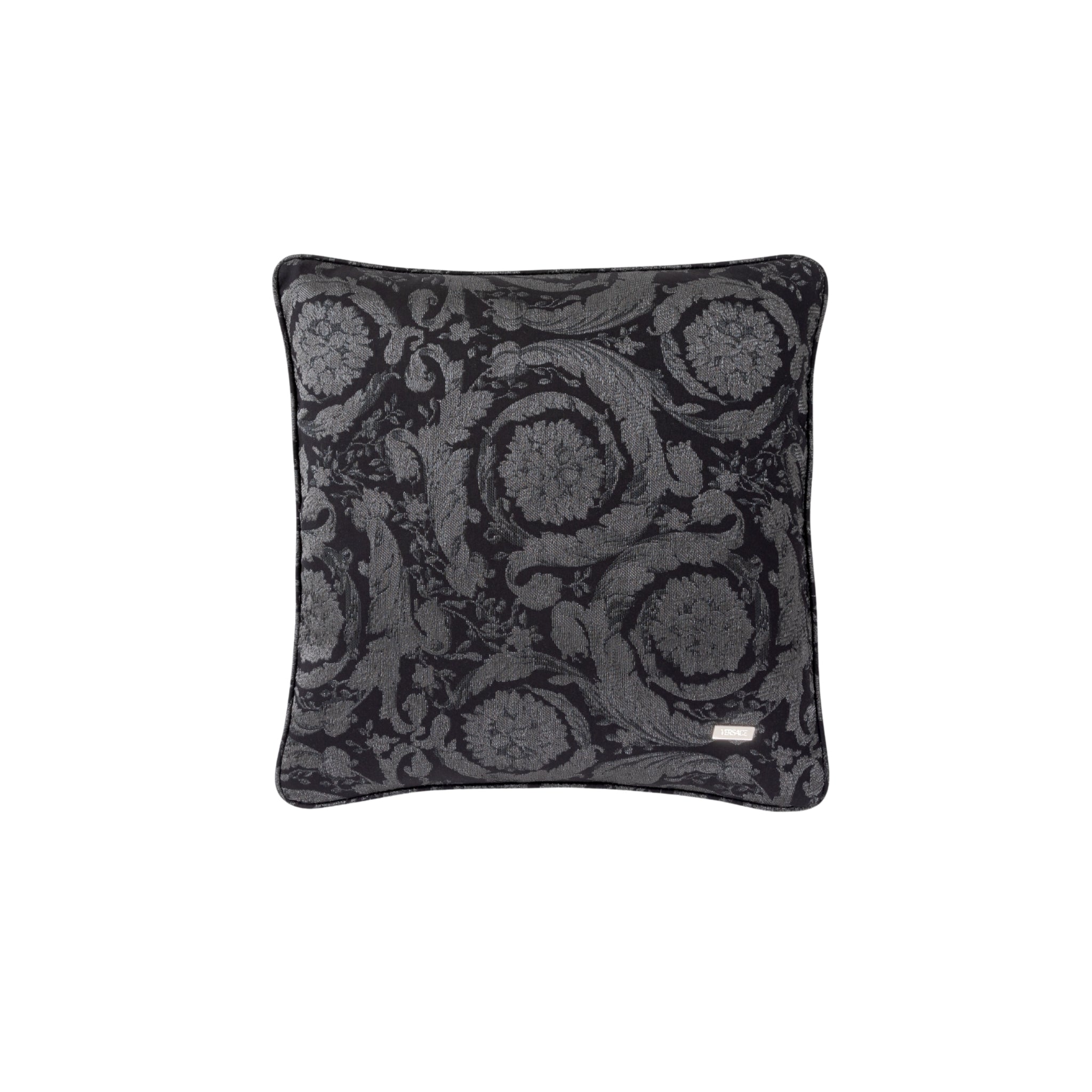 Coussin Barocco metal noir de Versace Home