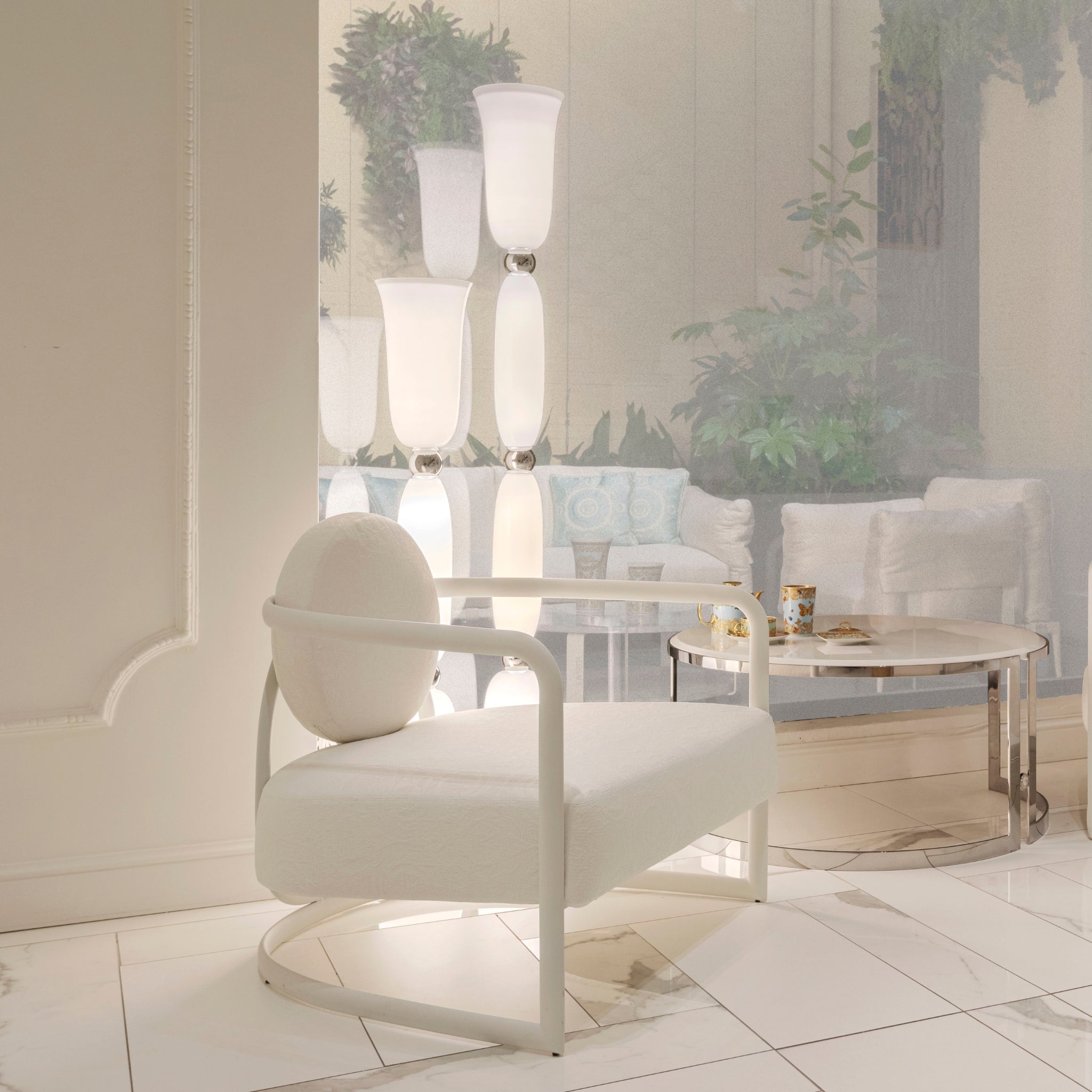 Fauteuil d'extérieur La Medusa de Versace Home