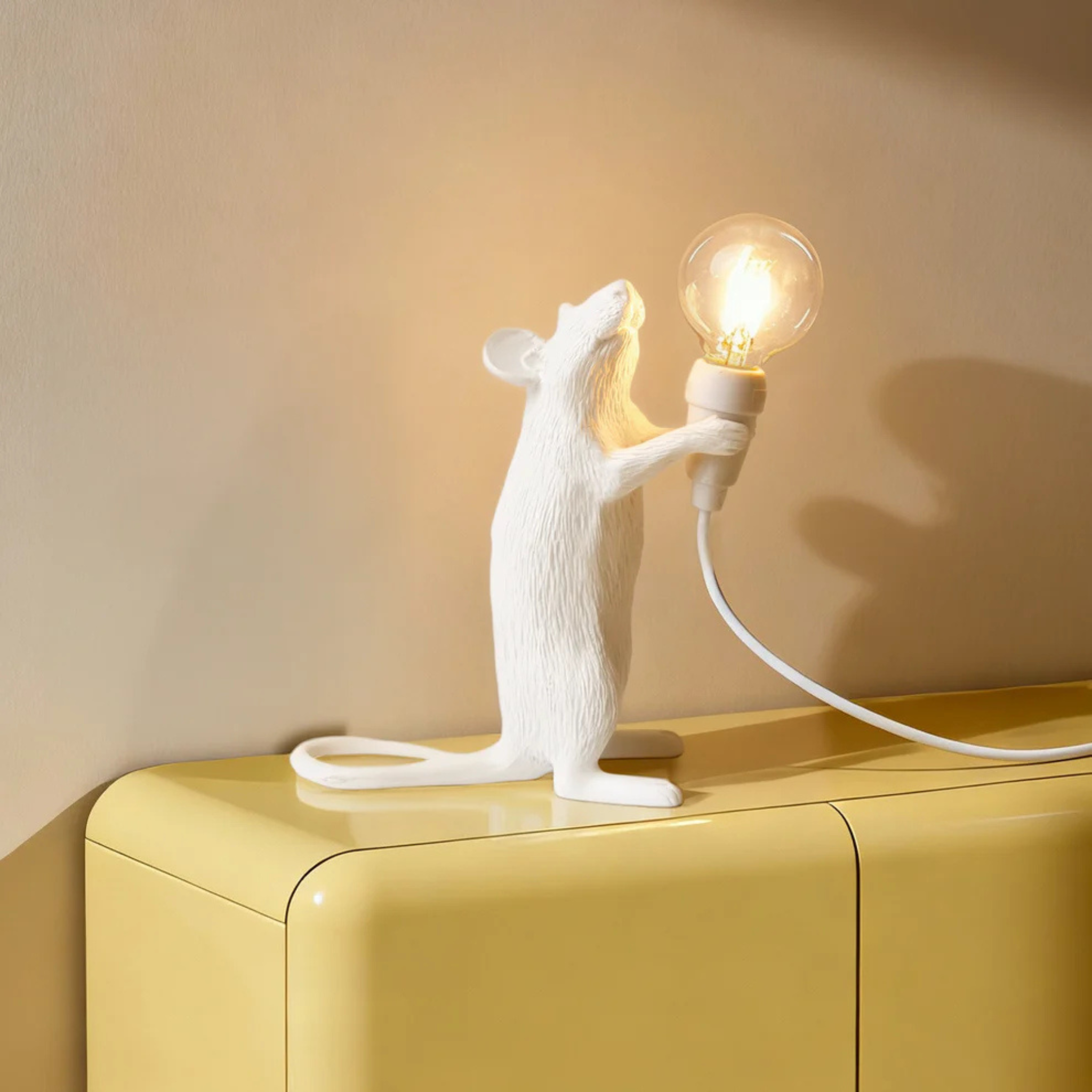 Mouse Lamp Step Love USB de Seletti | Maison Territo