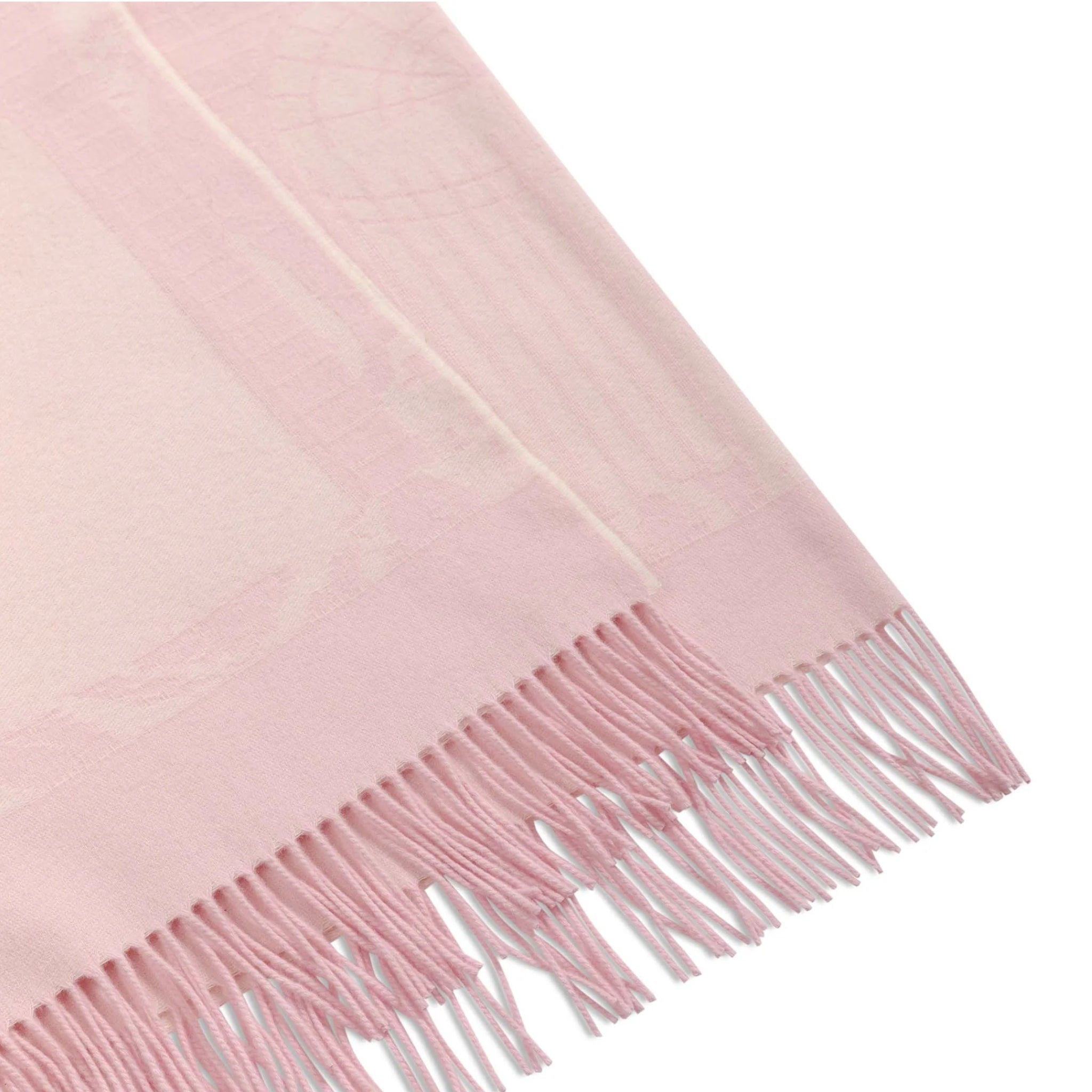 Plaid N°12 jacquard rose/blanc de Versace Home