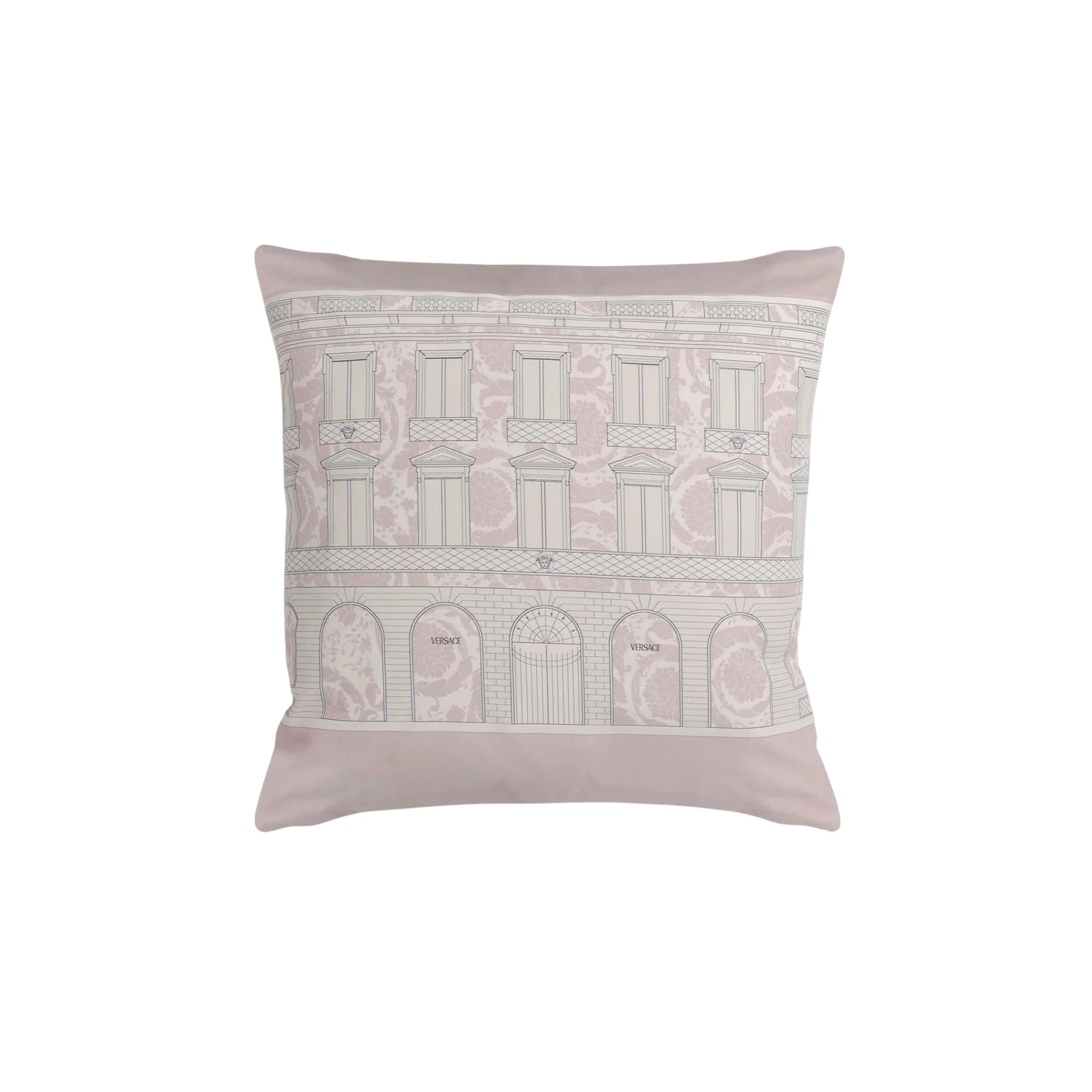 Coussin N°12 imprimé rose de Versace Home