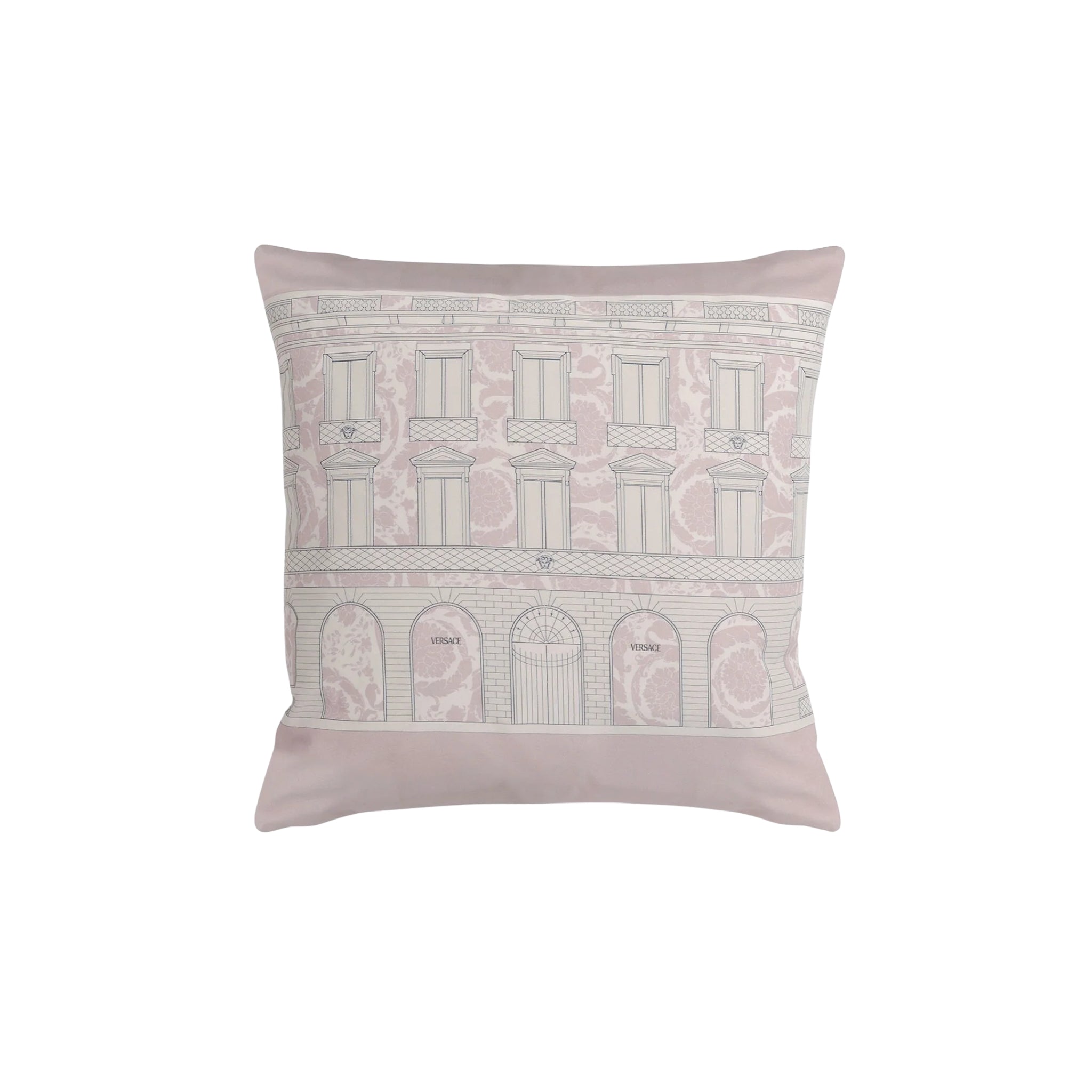 Coussin N°12 imprimé rose de Versace Home
