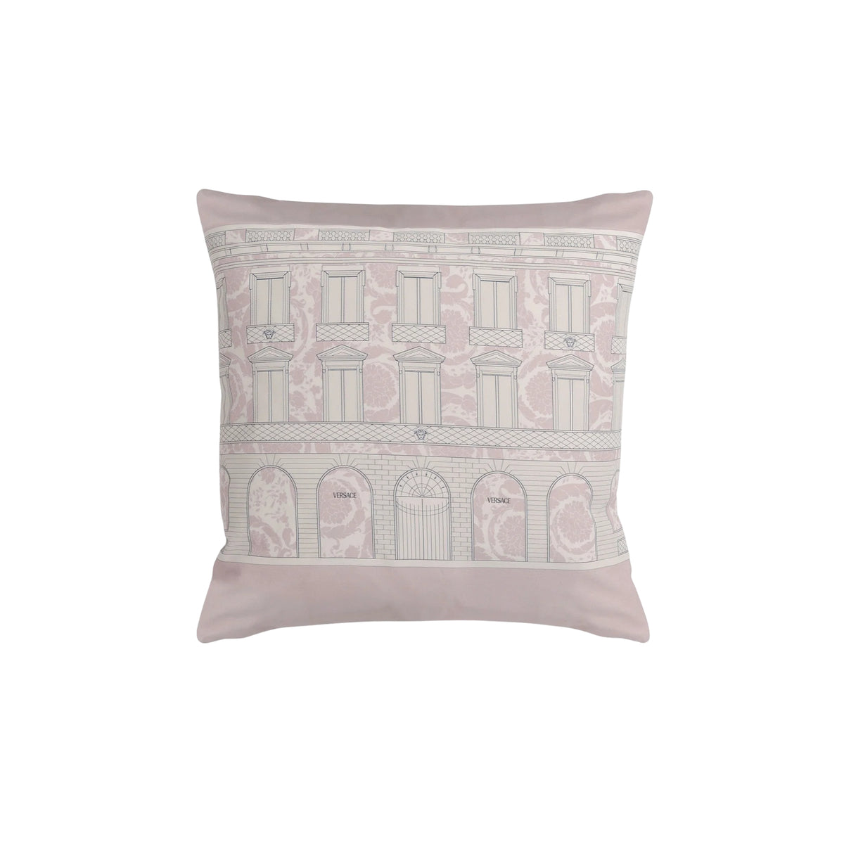 Coussin N°12 imprimé rose de Versace Home