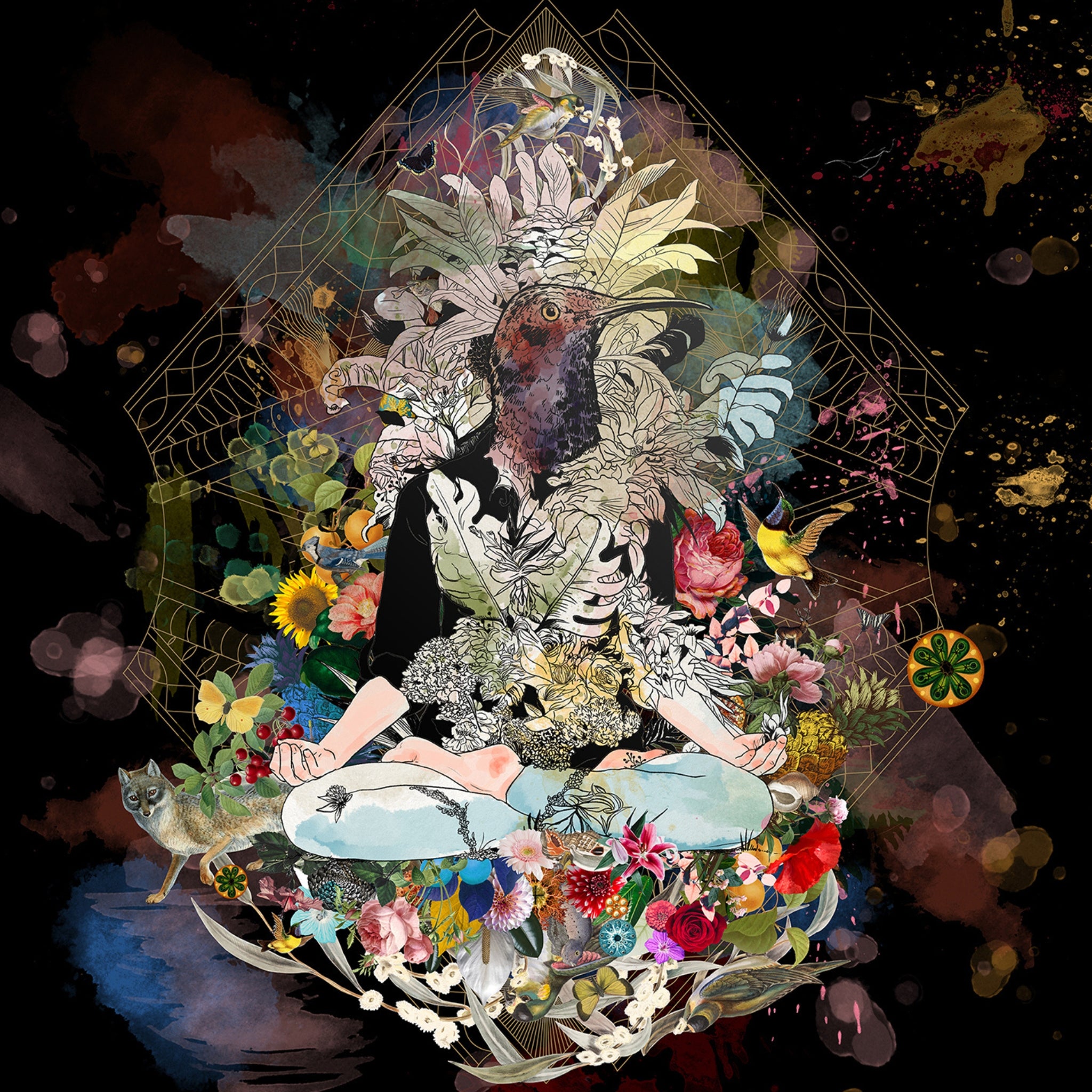 Papier peint Oiseau de nuit de Nomad Design