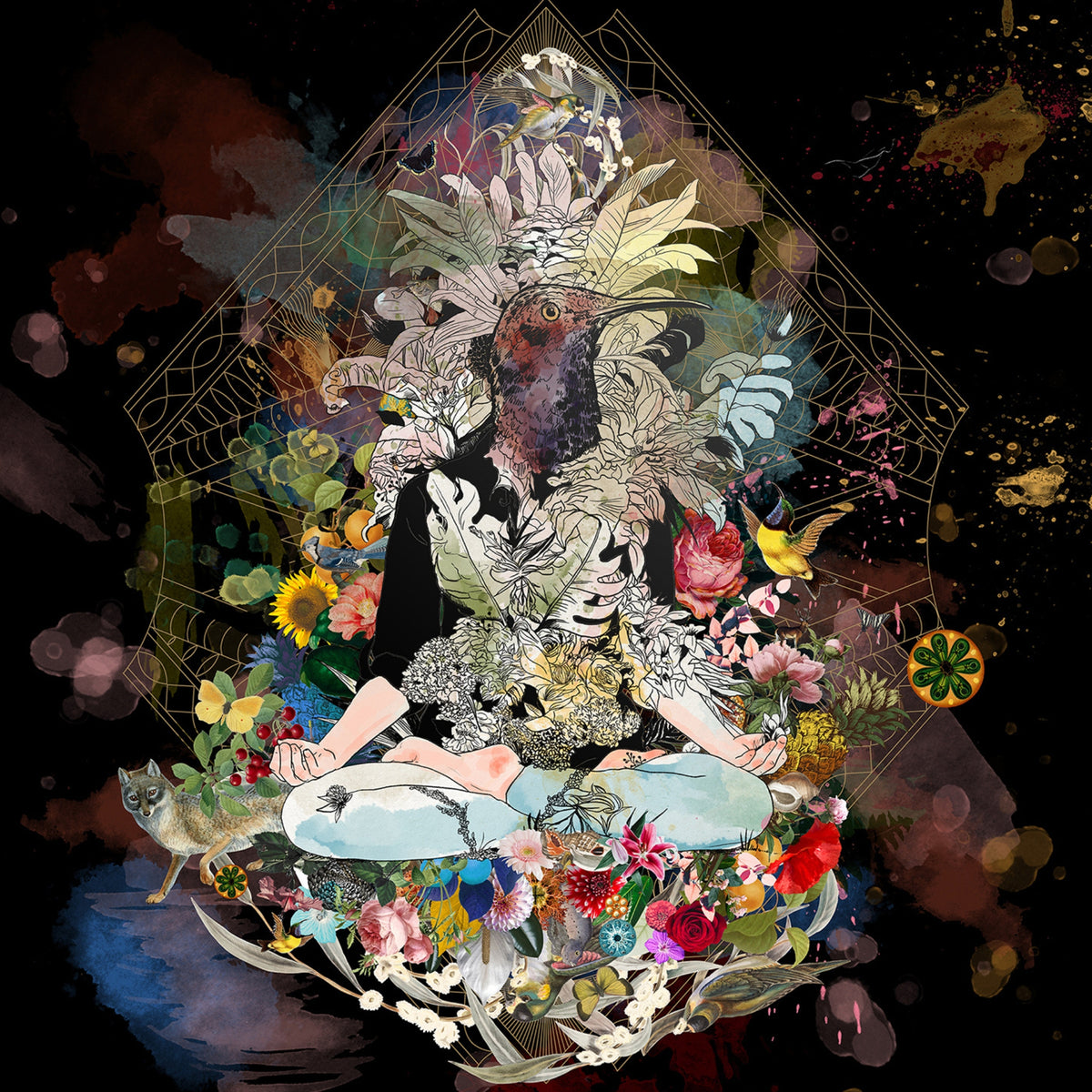 Papier peint Oiseau de nuit de Nomad Design