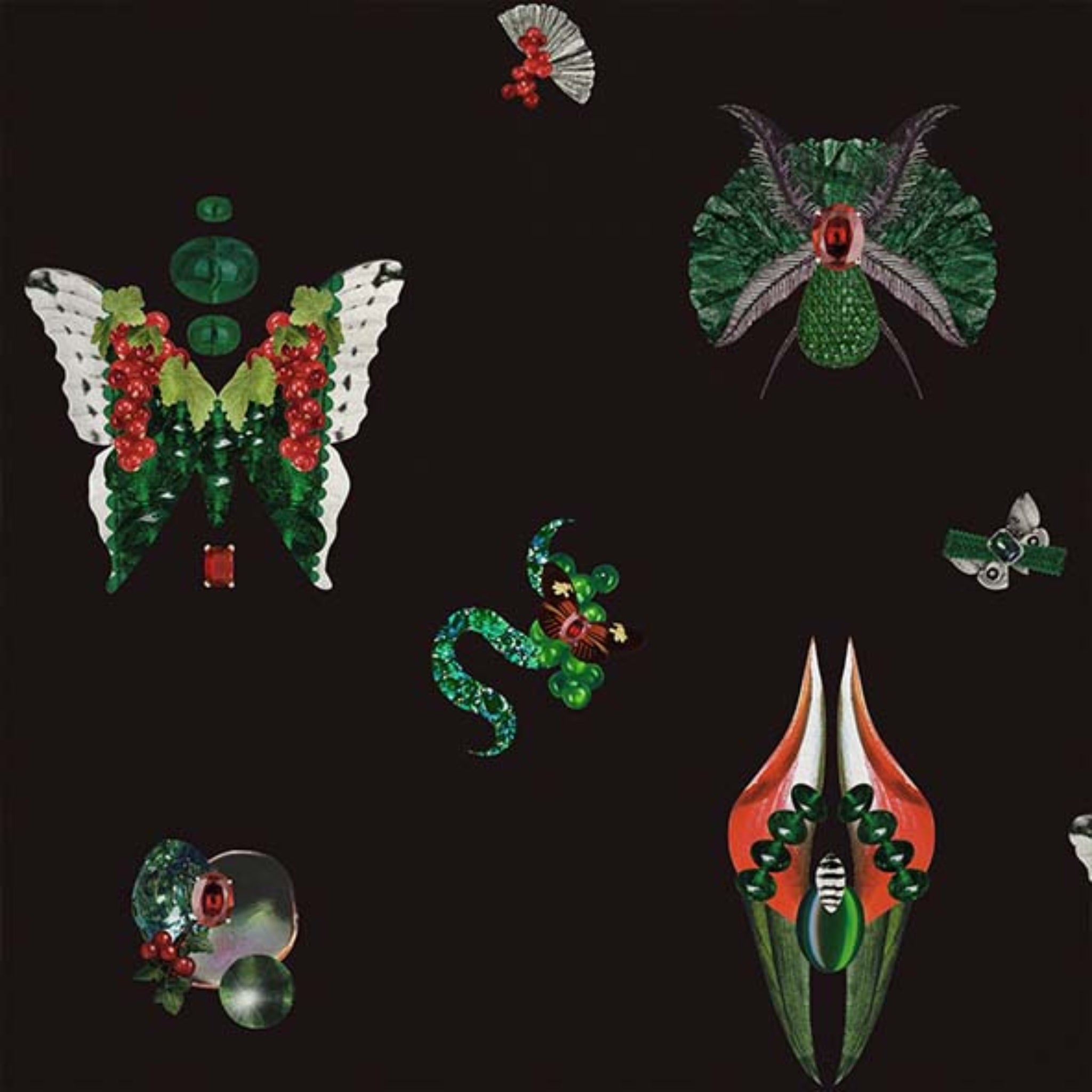 Papier peint Jewelry Bugs Onyx de Mavoix