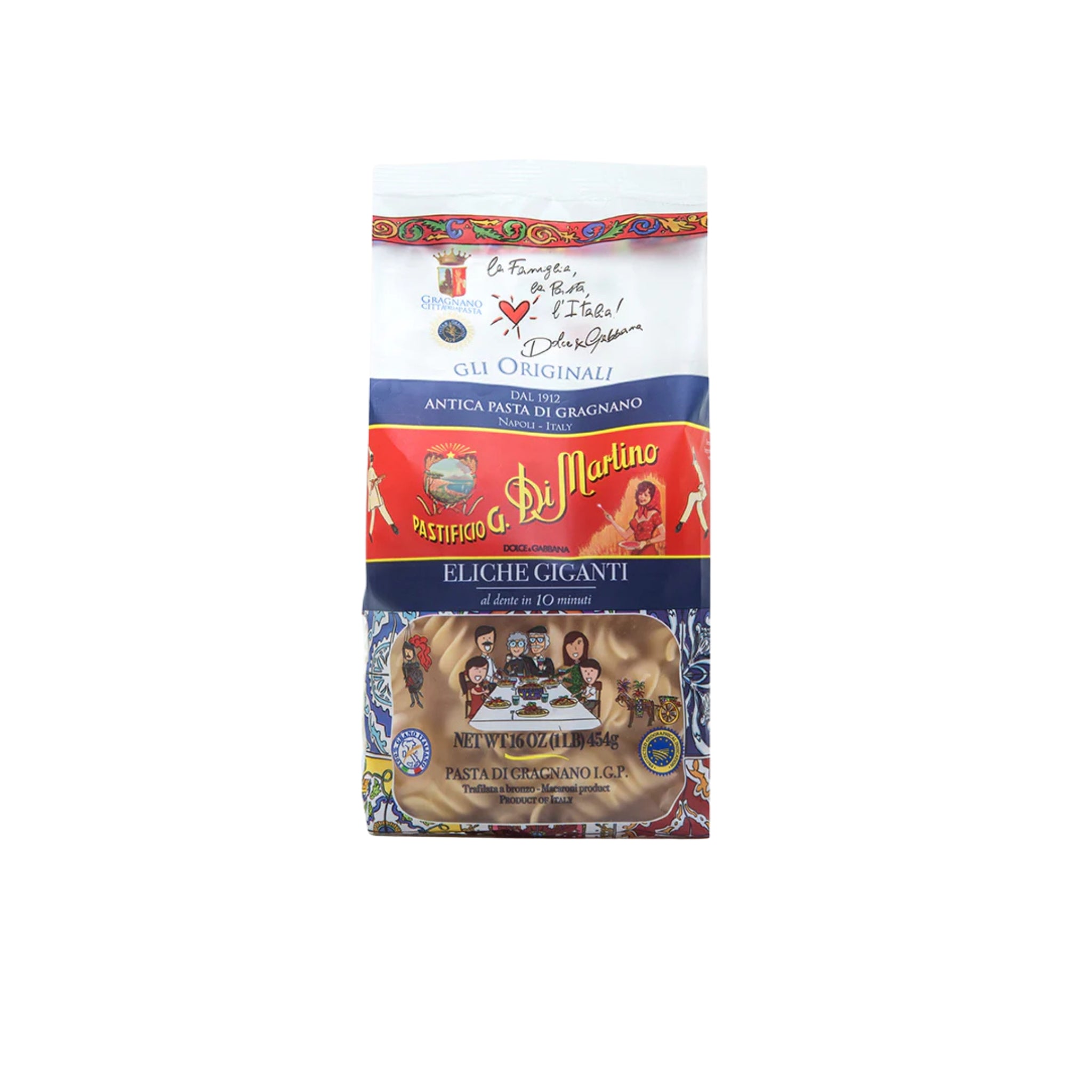 Pâtes eliche giganti de Dolce & Gabbana x Di Martino