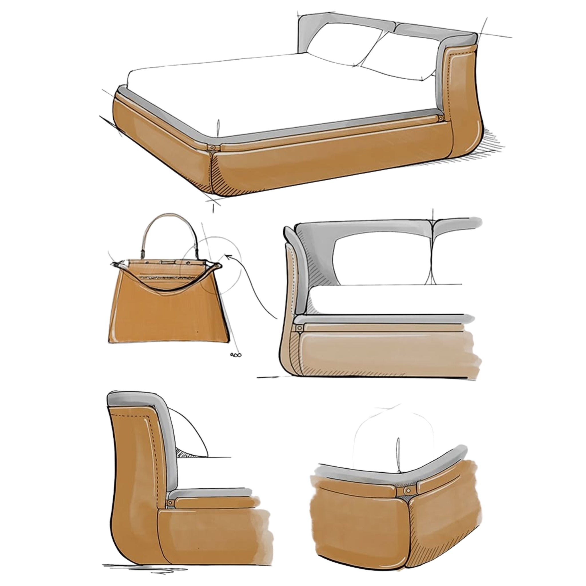 Lit Peekasleep de Fendi Casa