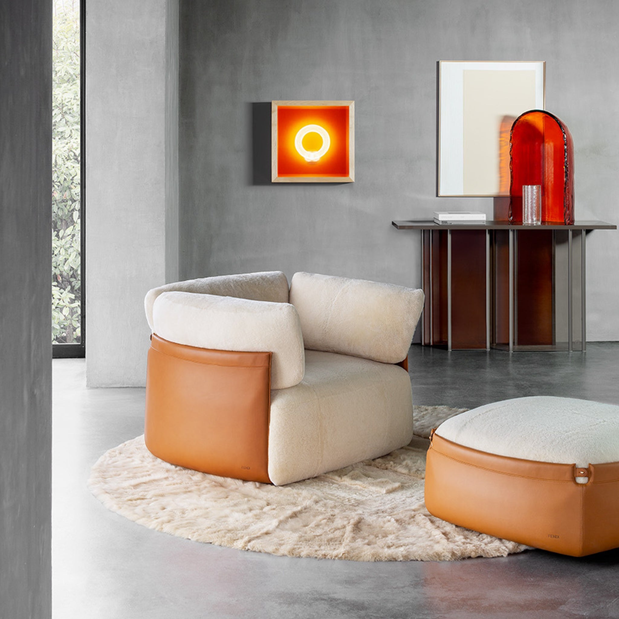 Fauteuil Peekasit de Fendi Casa