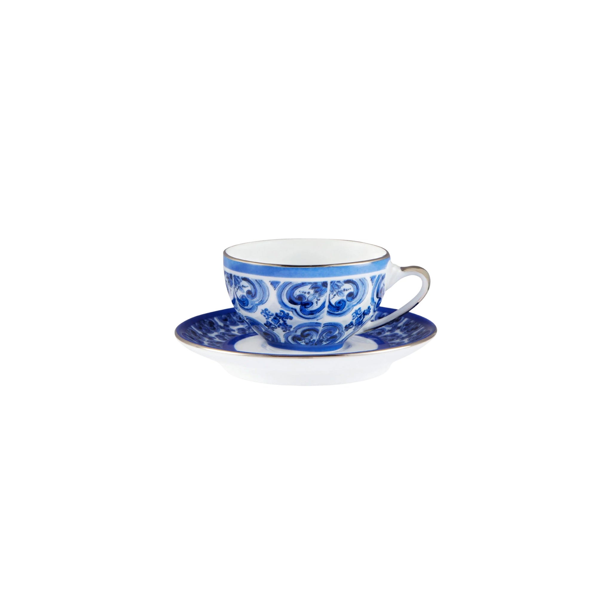 Set de espresso en porcelaine Blu Mediterraneo de Dolce & Gabbana Casa