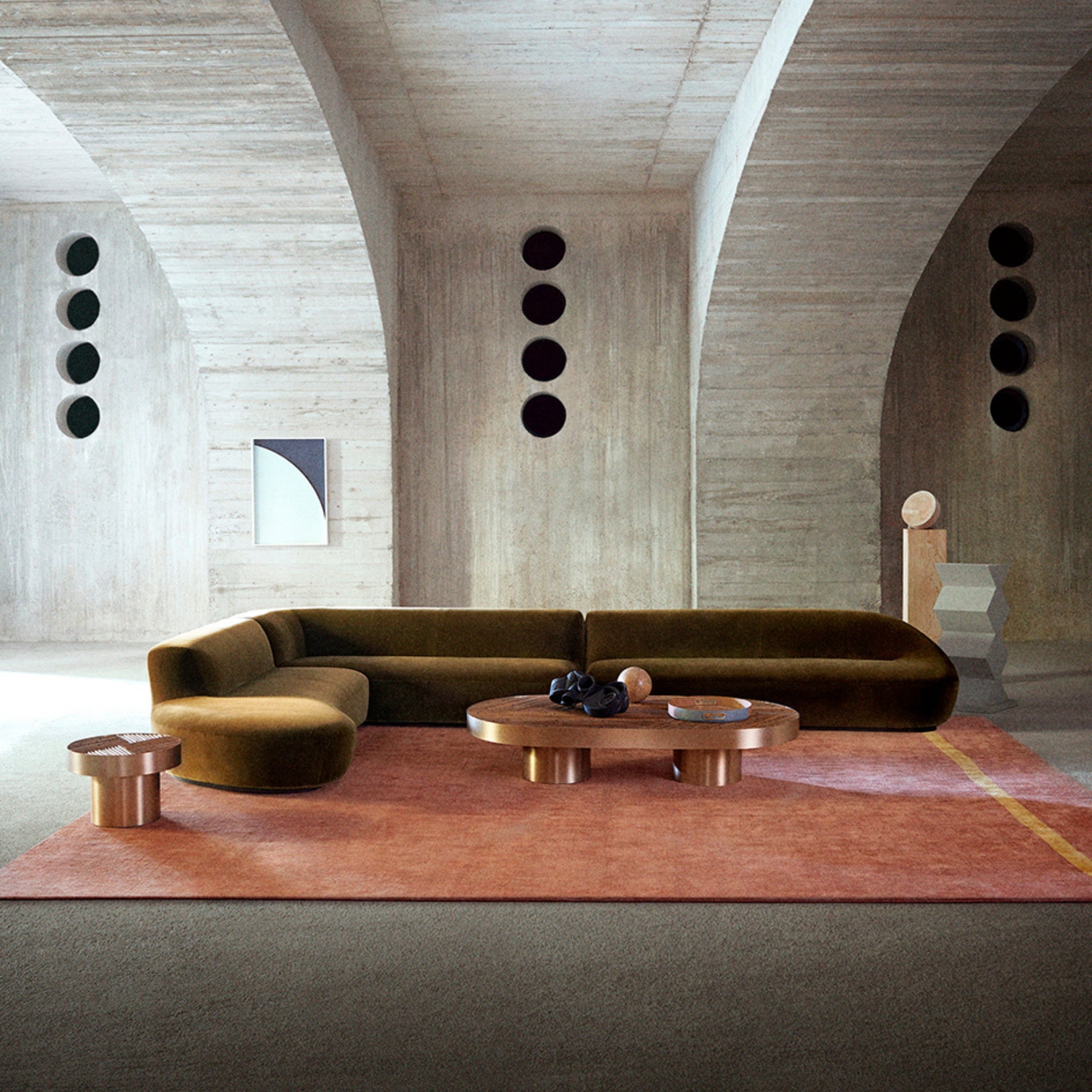 Canapé modulaire Sandia de Fendi Casa