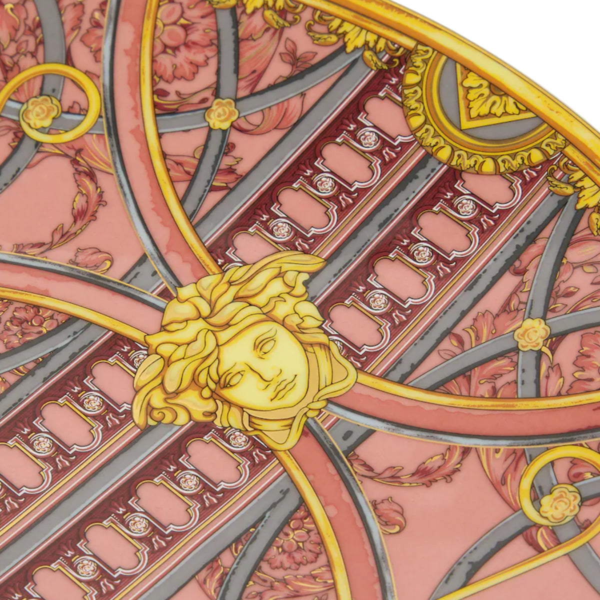 Assiette de service Scala del Palazzo Rosa de Versace Home