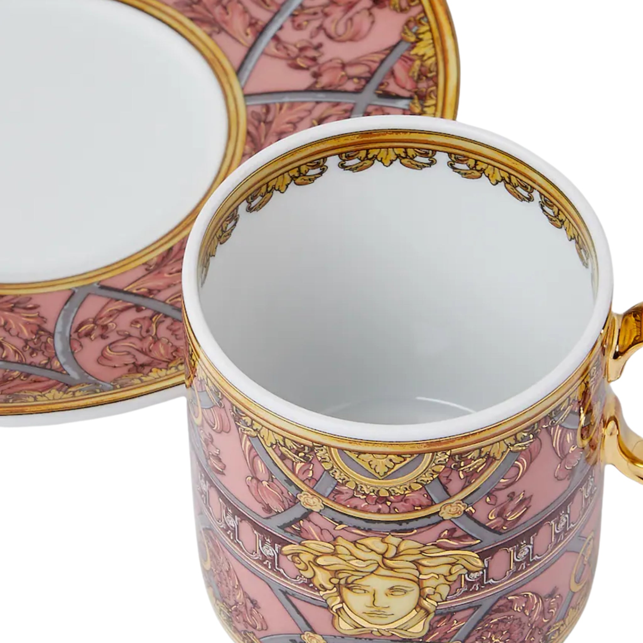 Set de tasse à espresso Scala del Palazzo Rosa de Versace Home