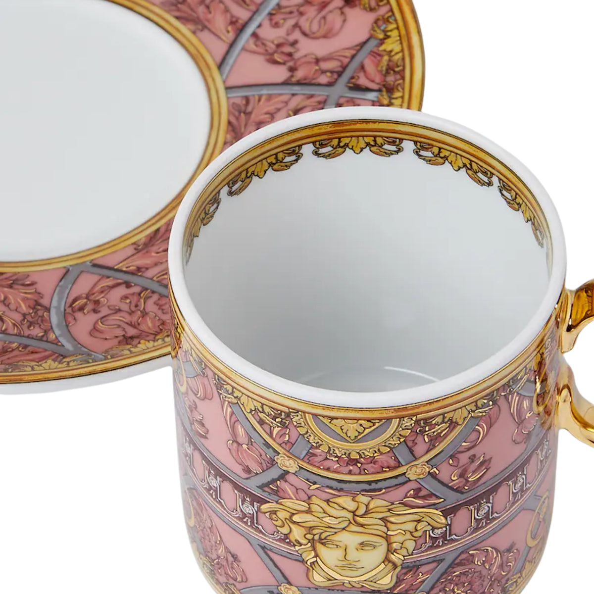 Set de tasse à espresso Scala del Palazzo Rosa de Versace Home