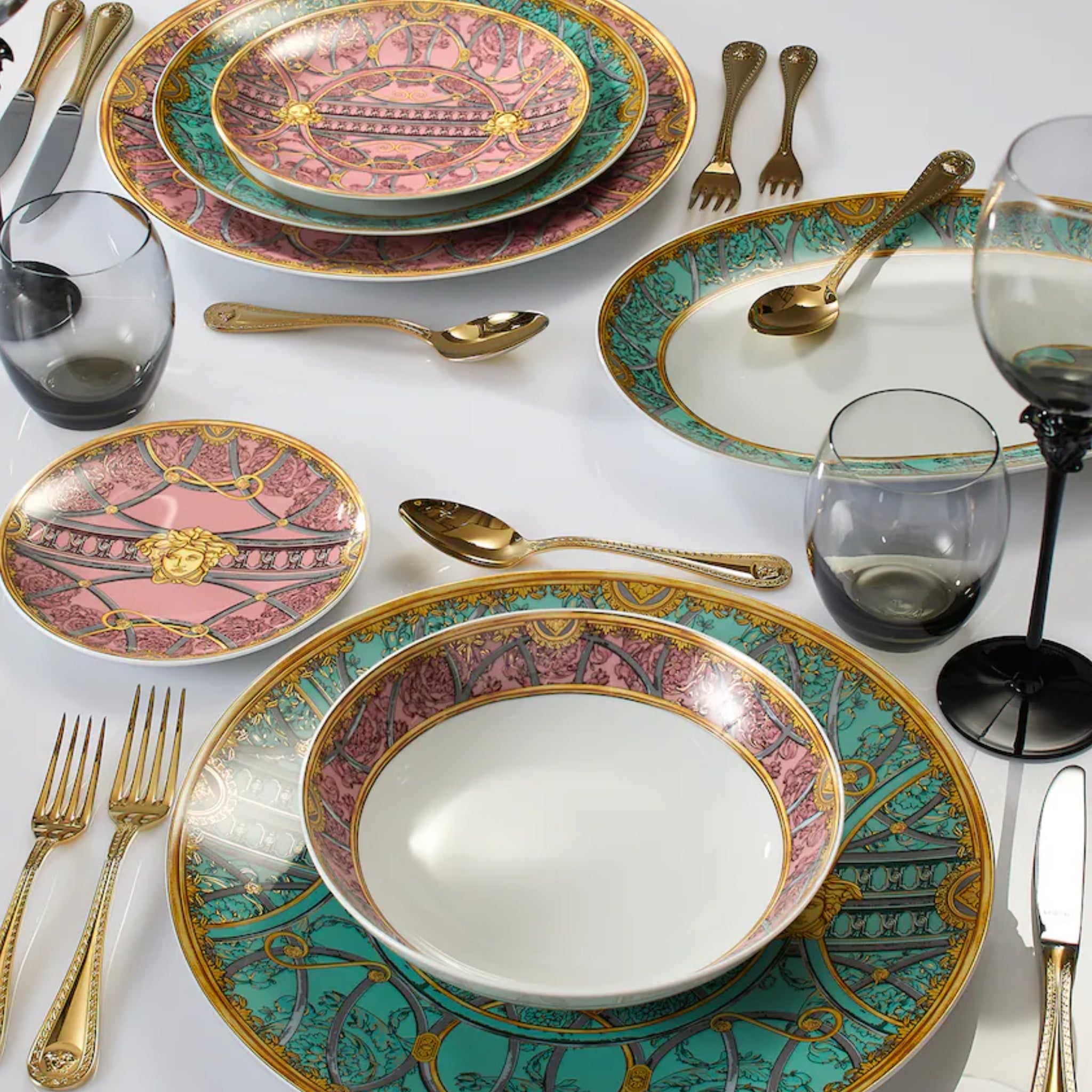 Petite assiette La Scala del Palazzo Rosa de Versace Home
