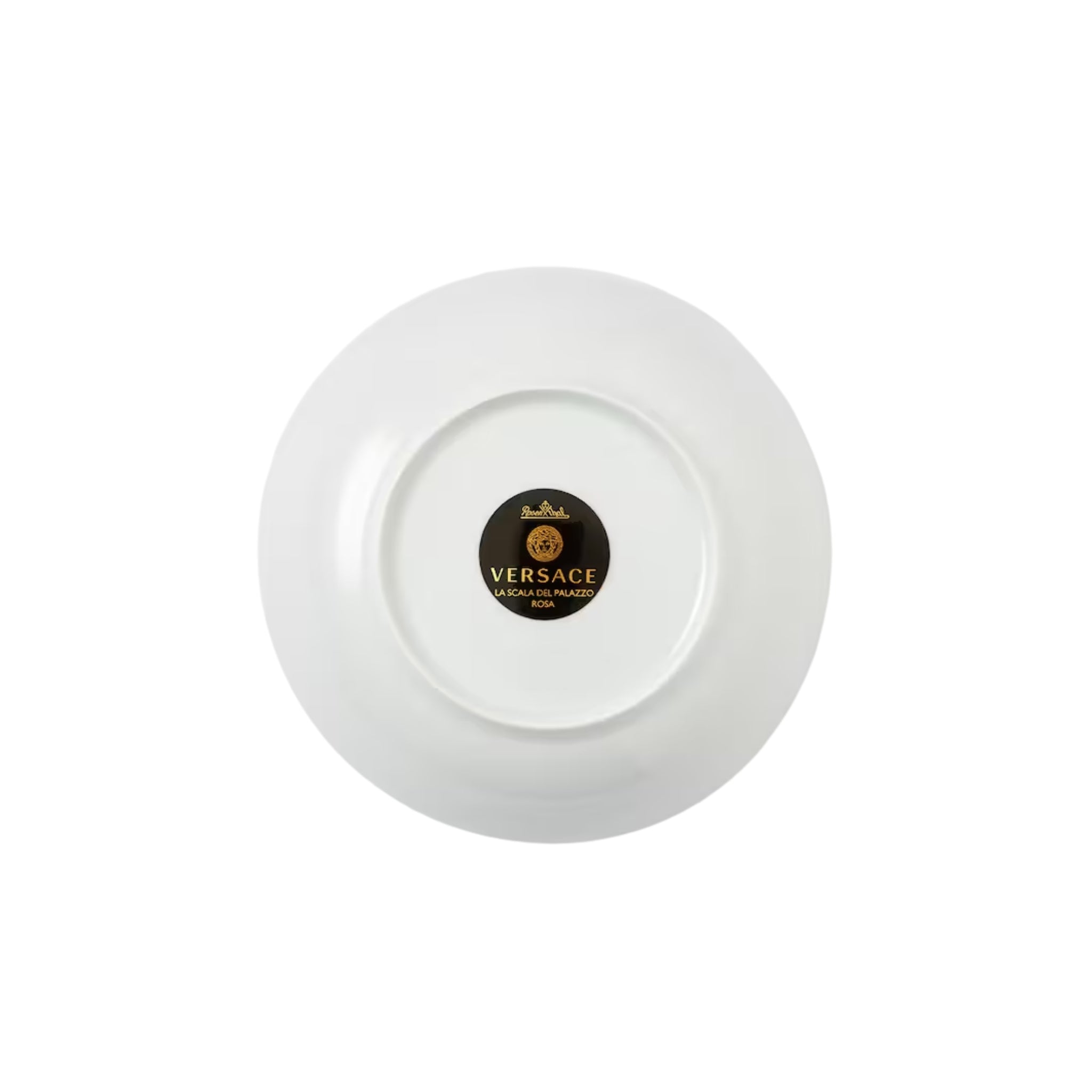 Assiette creuse Scala del Palazzo Rosa de Versace Home
