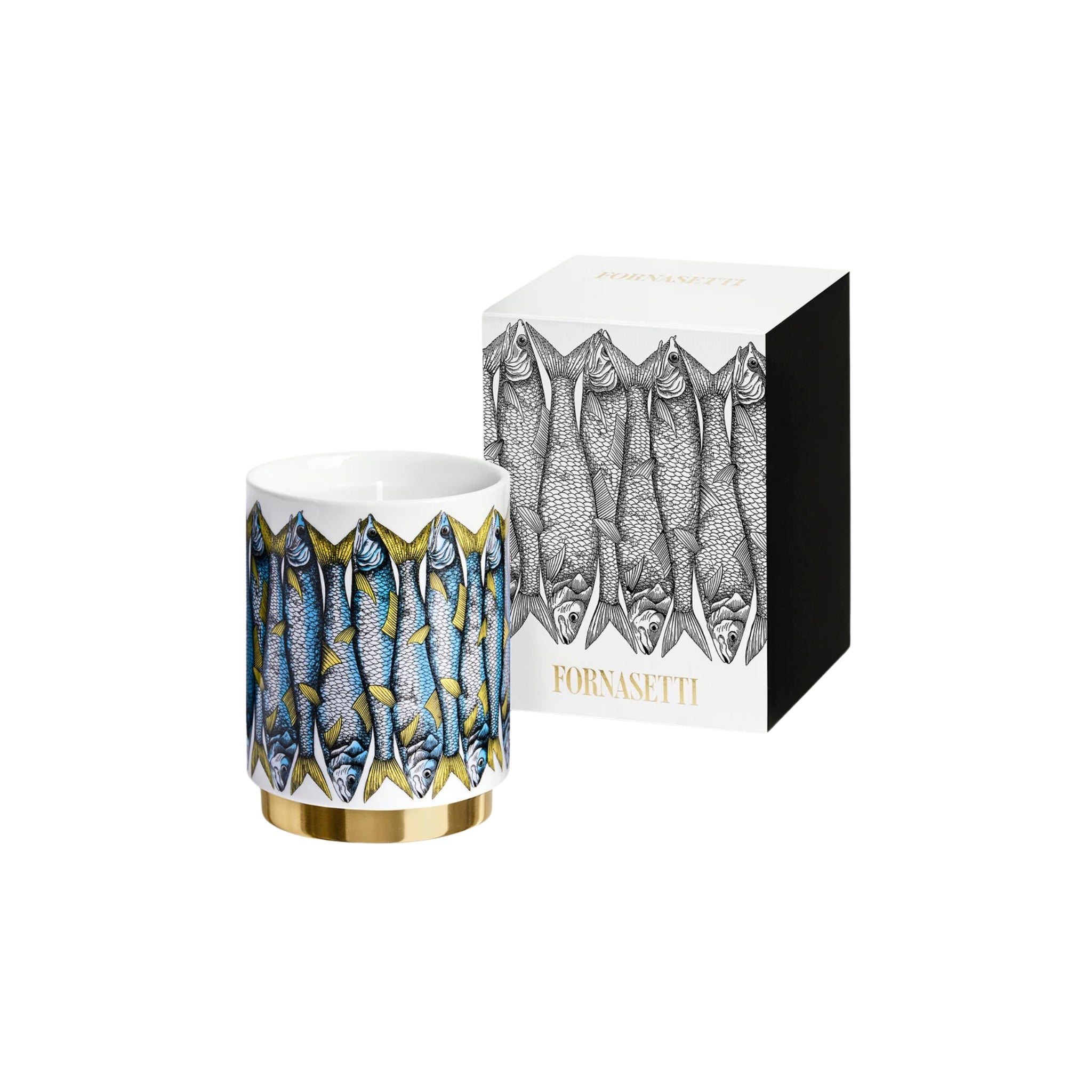 Bougie parfumée Fornasetti Sardine – Immaginazione de Fornasetti | Maison Territo