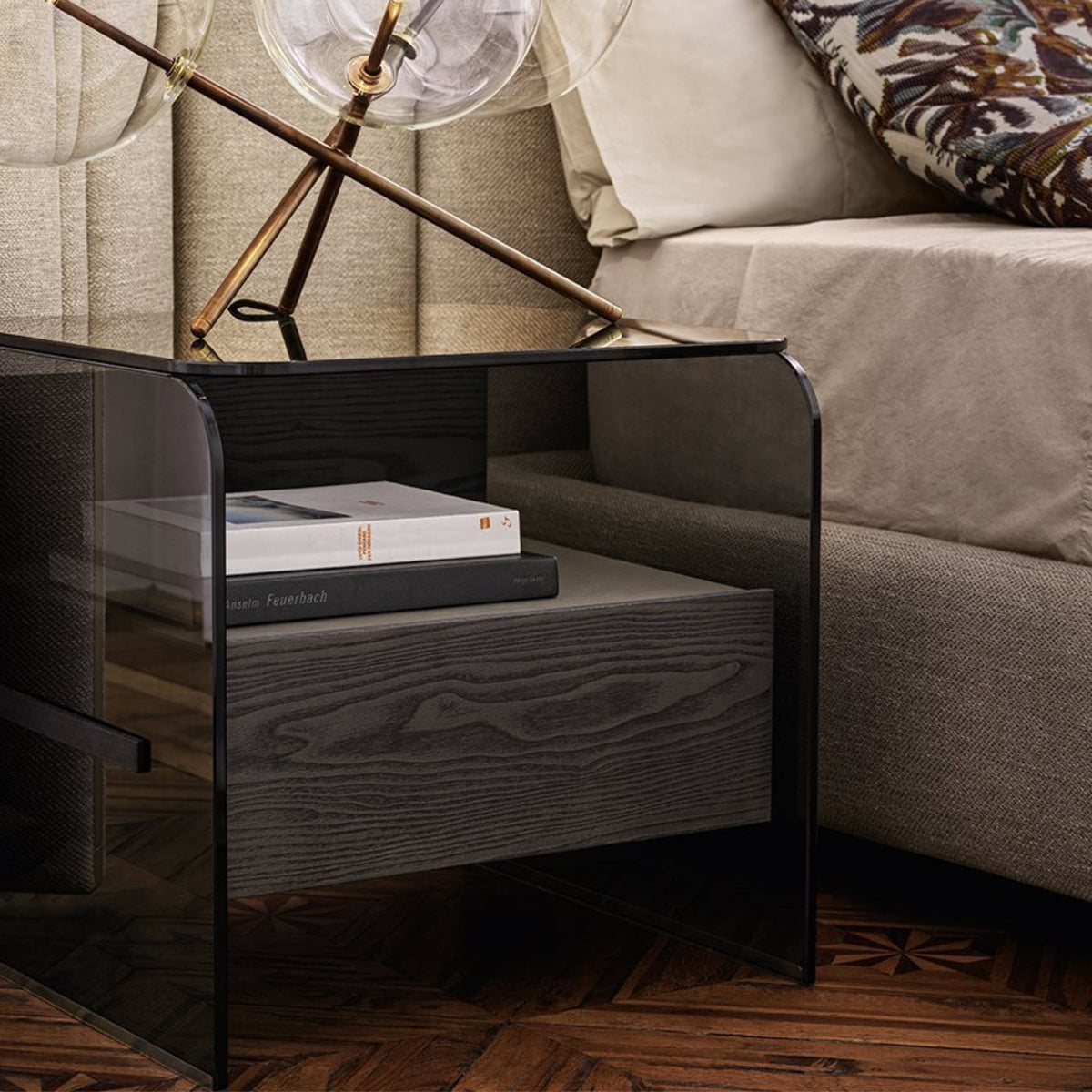 Table de Chevet Holly Comodino par Gallotti&Radice