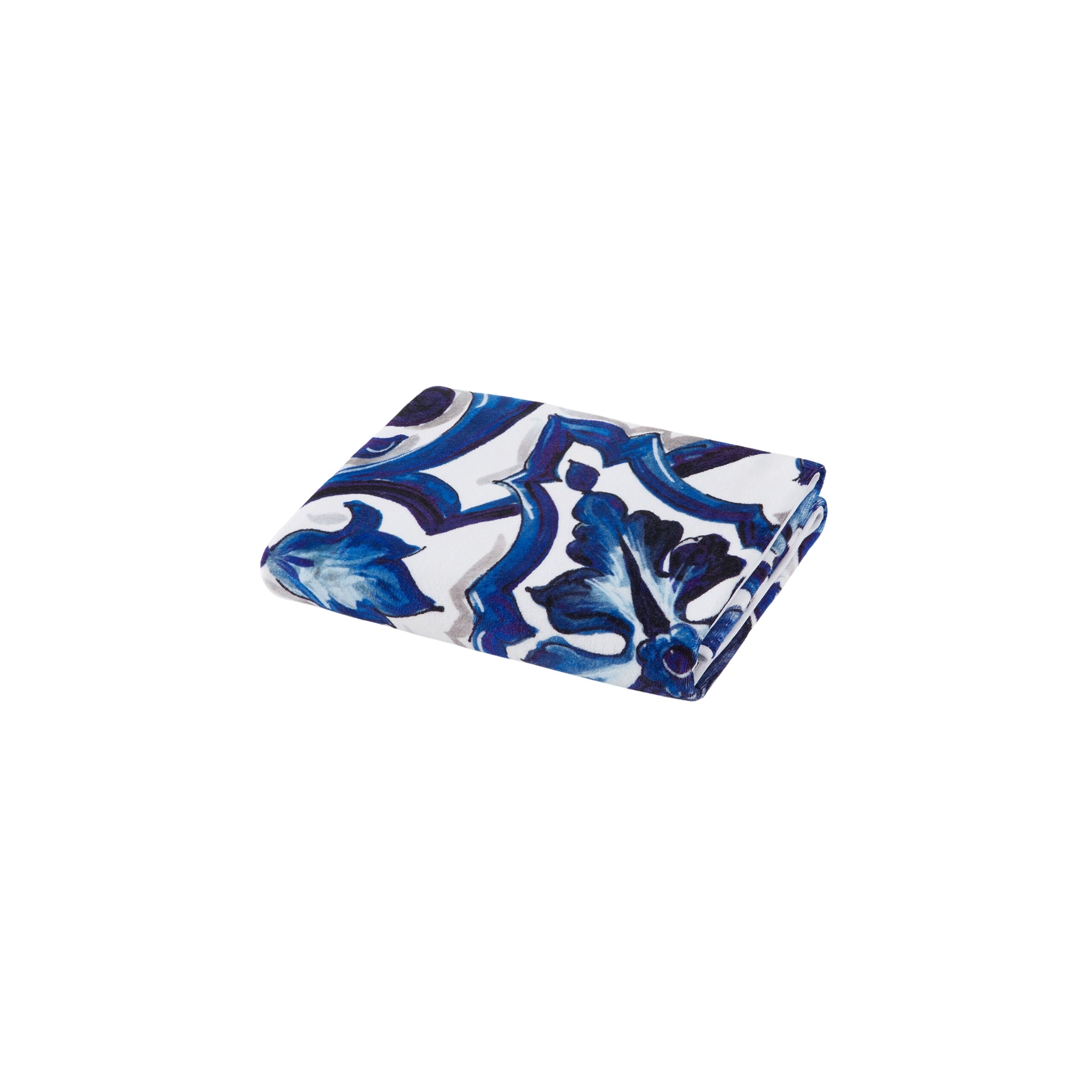 Serviette de bain en coton éponge Blu Mediterraneo Dolce & Gabbana Casa