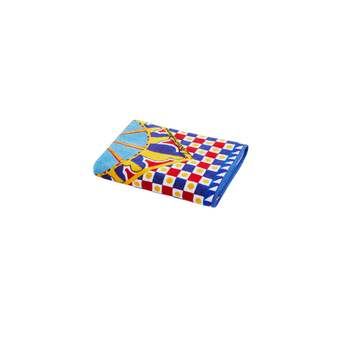 Serviette de main en coton éponge Carretto Siciliano de Dolce & Gabbana Casa