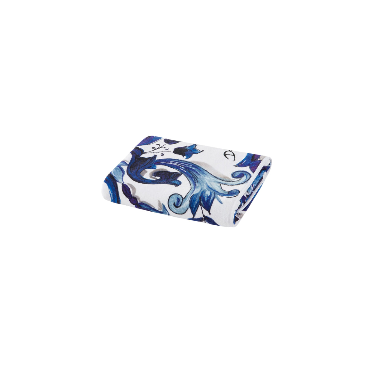 Serviette de main en coton éponge Blu Mediterraneo de Dolce & Gabbana Casa