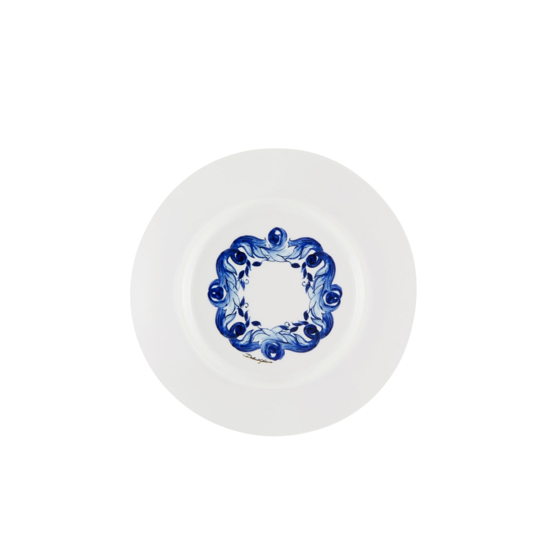 Set de 2 assiettes à pain en porcelaine Blu mediterraneo de Dolce & Gabbana Casa