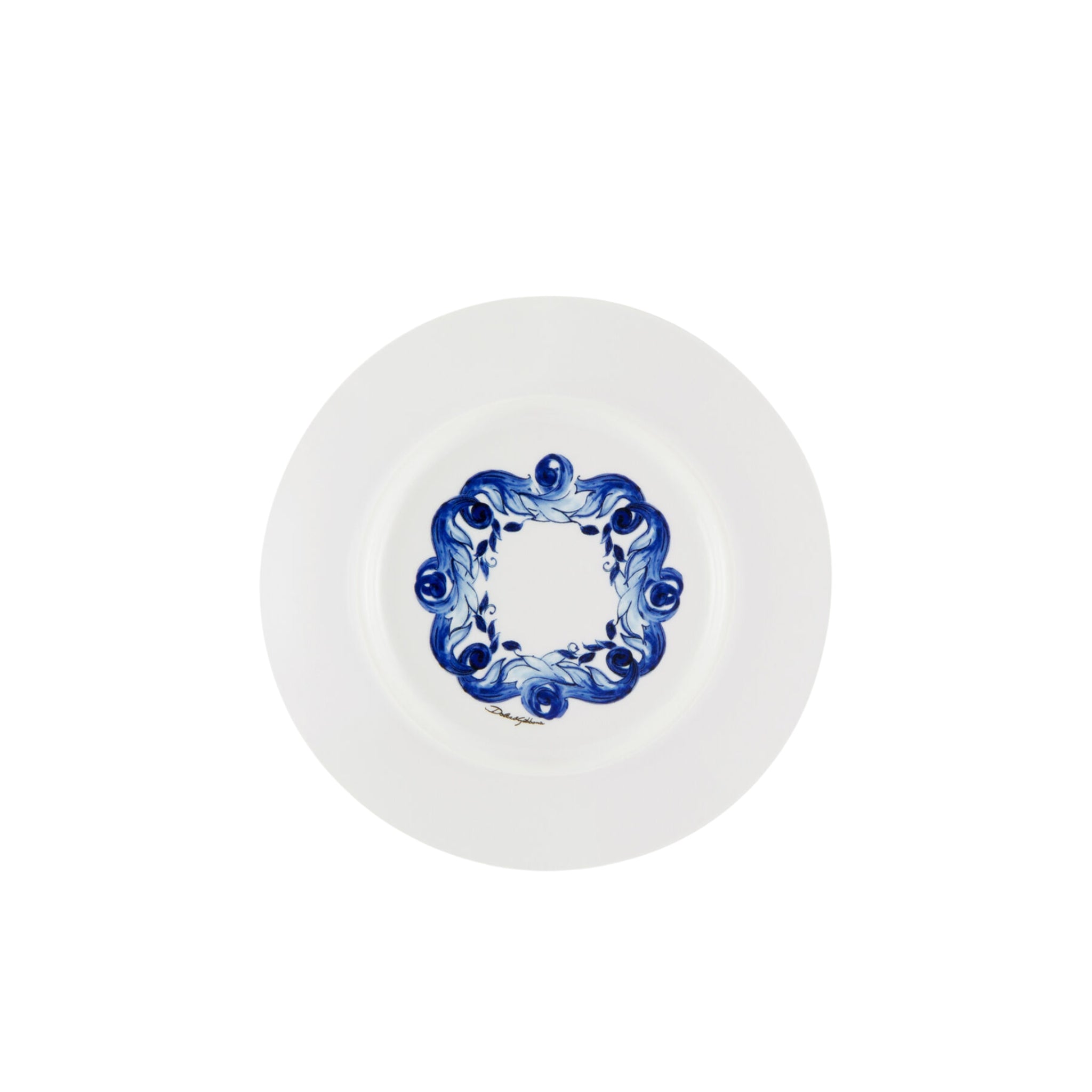 Set de 2 assiettes à pain en porcelaine Blu mediterraneo de Dolce & Gabbana Casa