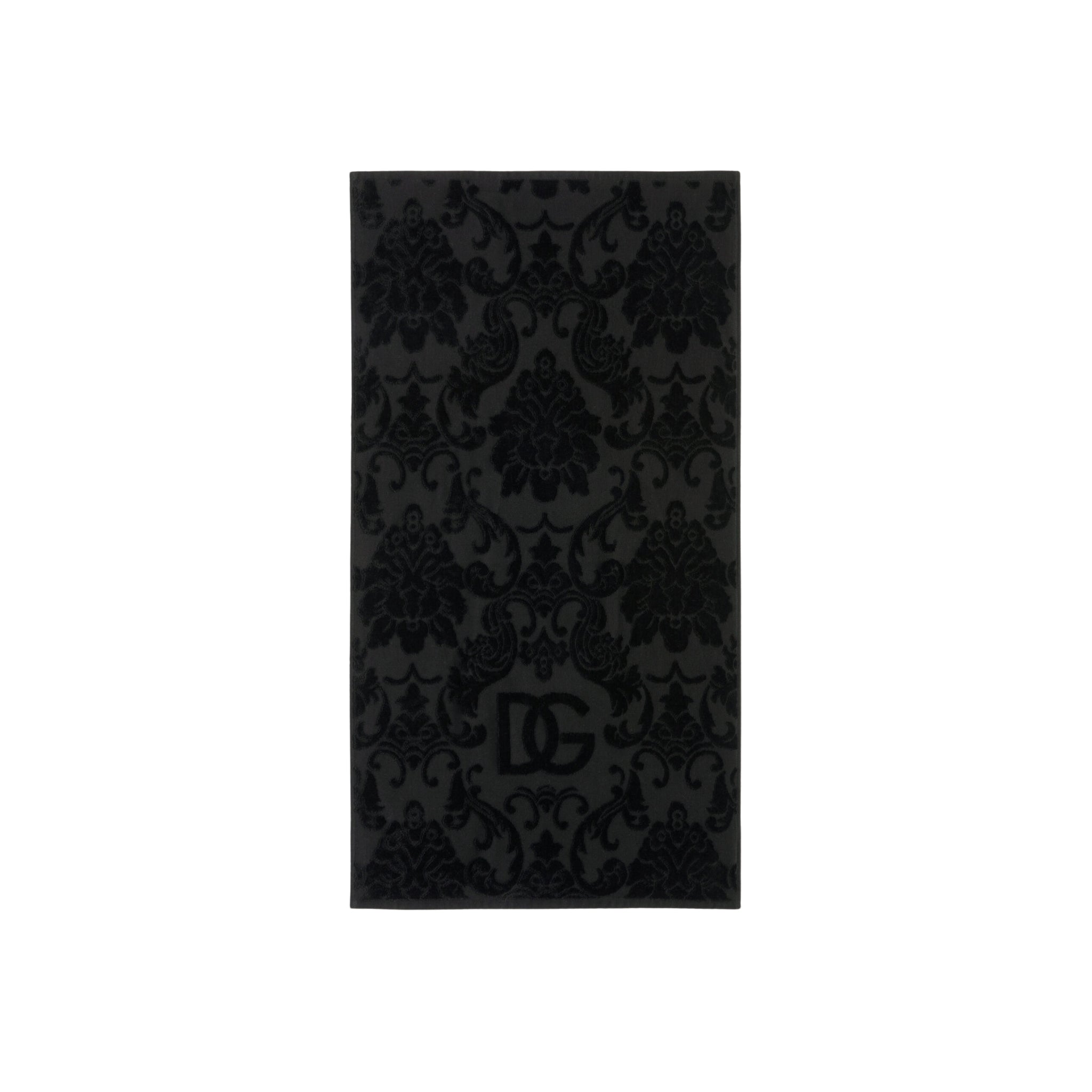 Set de 5 serviettes en coton noir de Dolce & Gabbana Casa