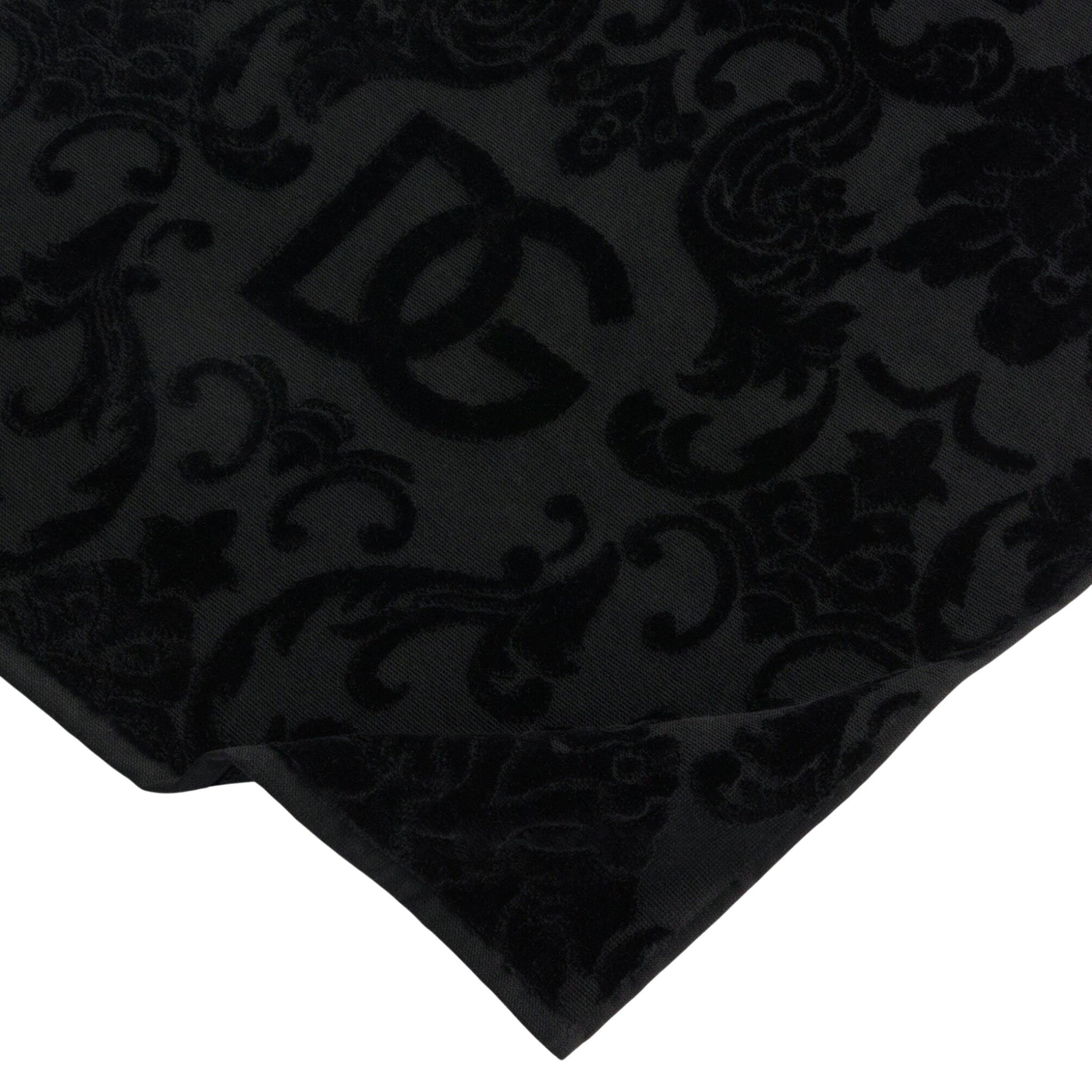 Set de 5 serviettes en coton noir de Dolce & Gabbana Casa