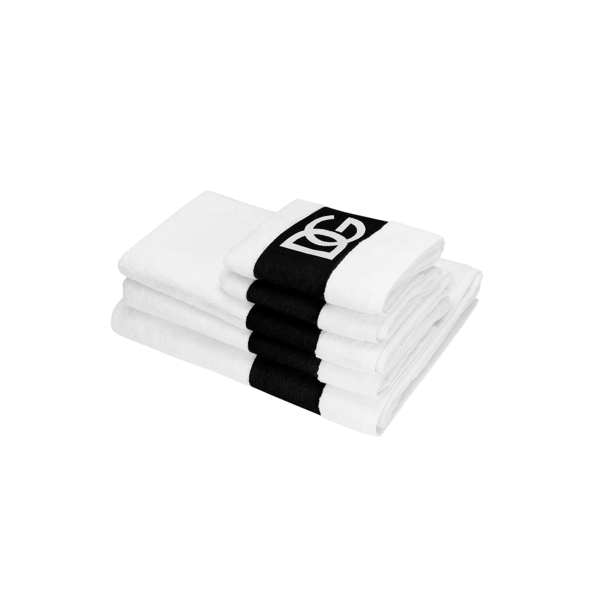 Set de 5 serviettes en coton éponge de Dolce & Gabbana Casa