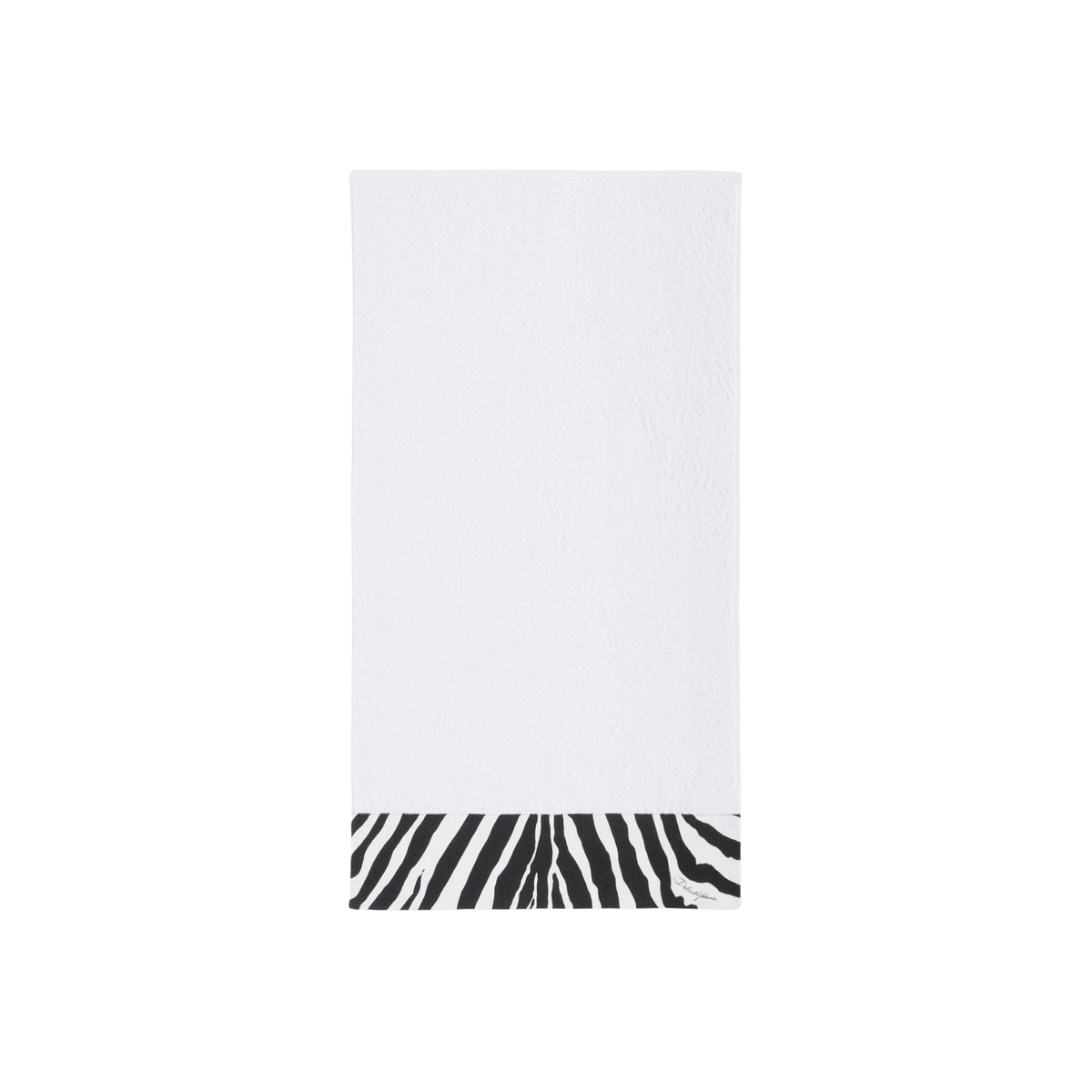 Set de 5 serviettes en coton éponge Zebra de Dolce & Gabbana casa
