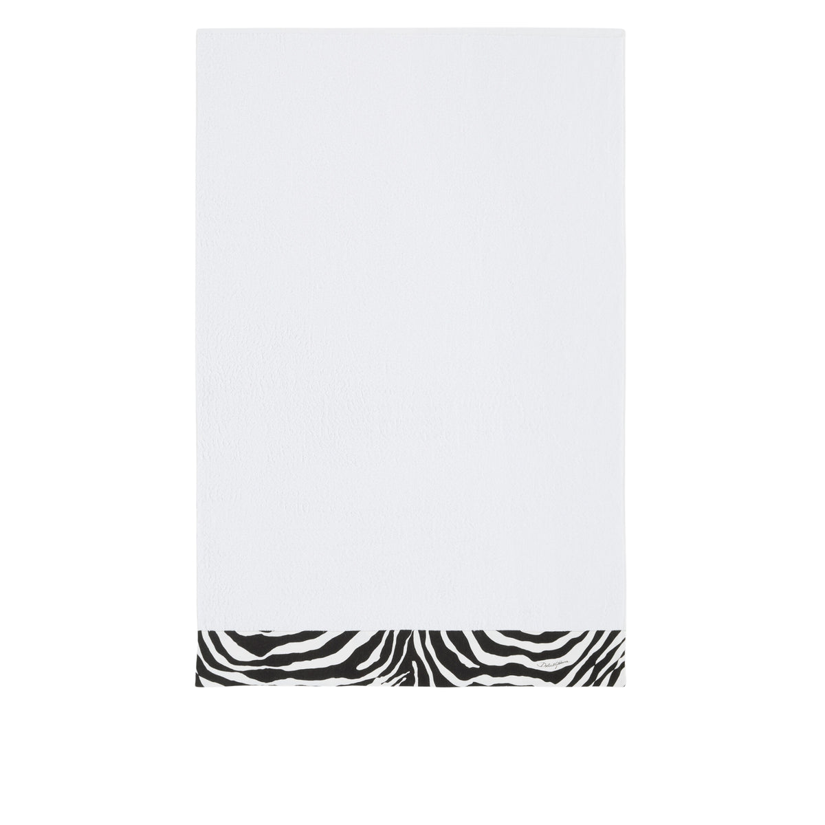 Set de 5 serviettes en coton éponge Zebra de Dolce & Gabbana casa