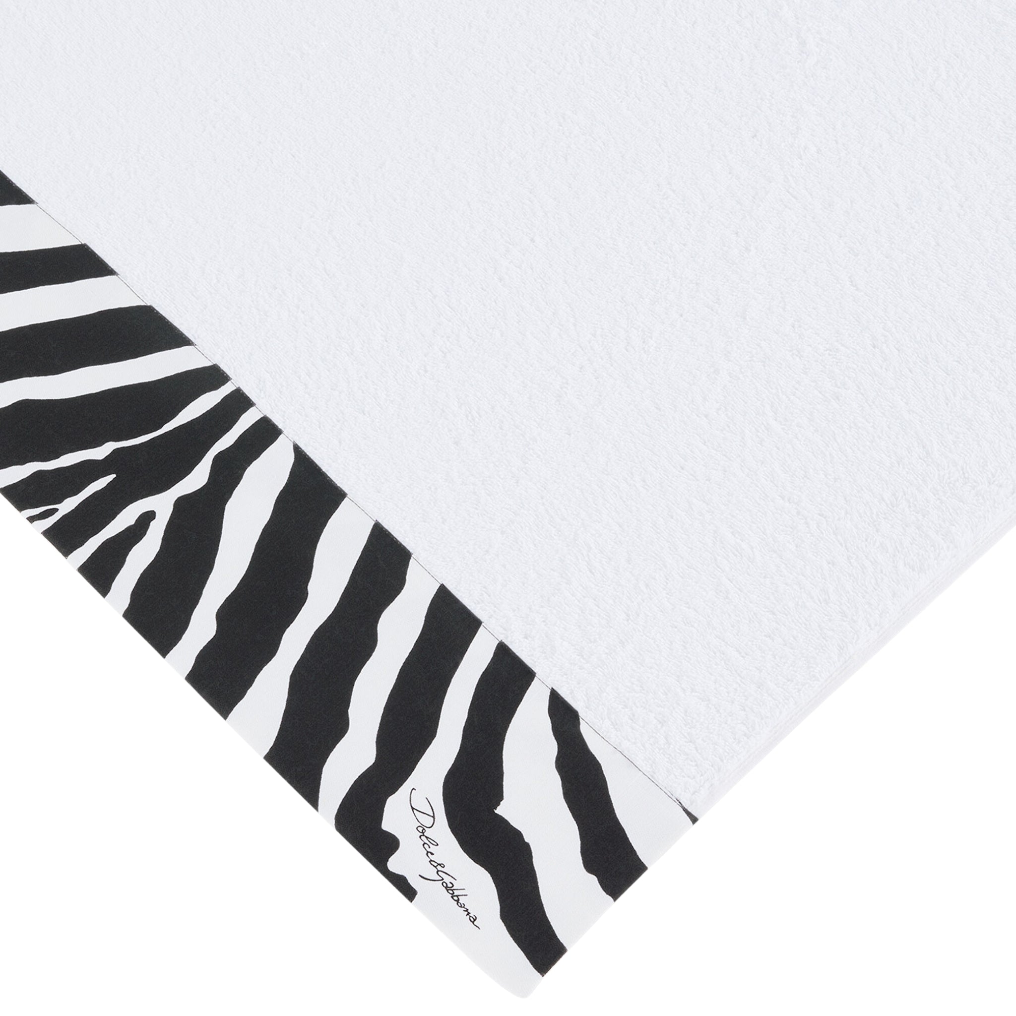 Set de 5 serviettes en coton éponge Zebra de Dolce & Gabbana casa