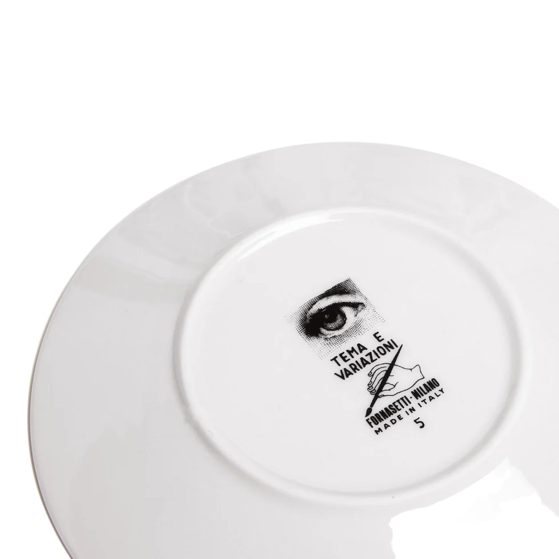Set de 6 tasses à thé Fornasetti Tema e Variazioni de Fornasetti | Maison Territo