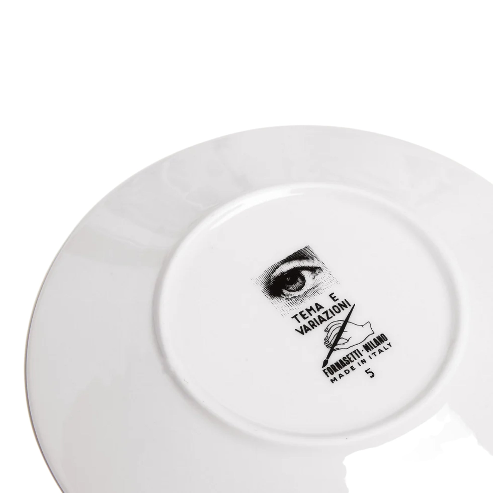 Set de 6 tasses à thé Fornasetti Tema e Variazioni de Fornasetti | Maison Territo