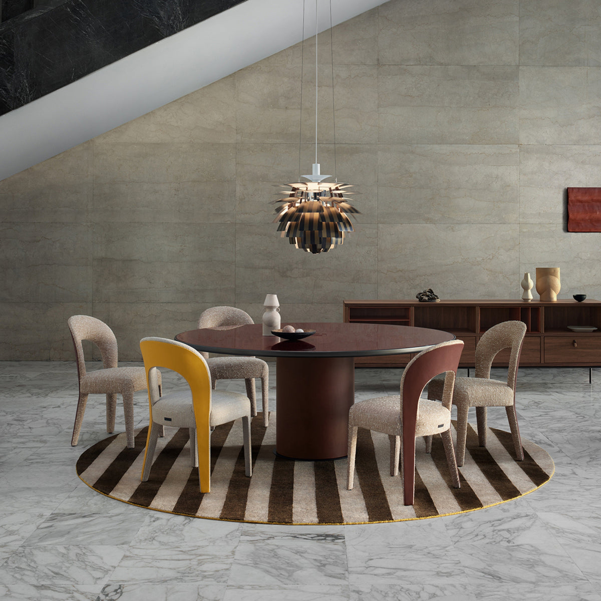 Table Sigillo FF de Fendi Casa