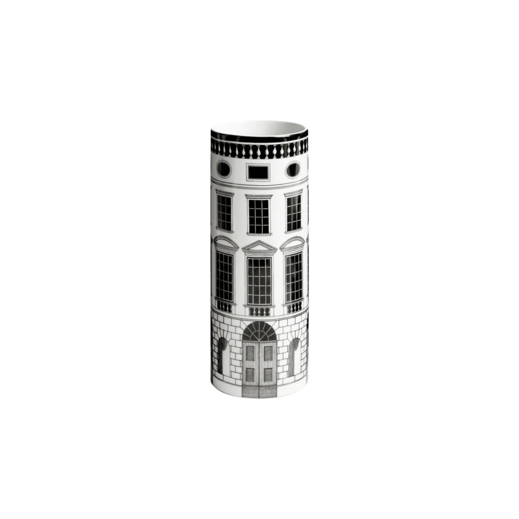 Petit vase cylindrique Fornasetti Architettura de Fornasetti | Maison Territo