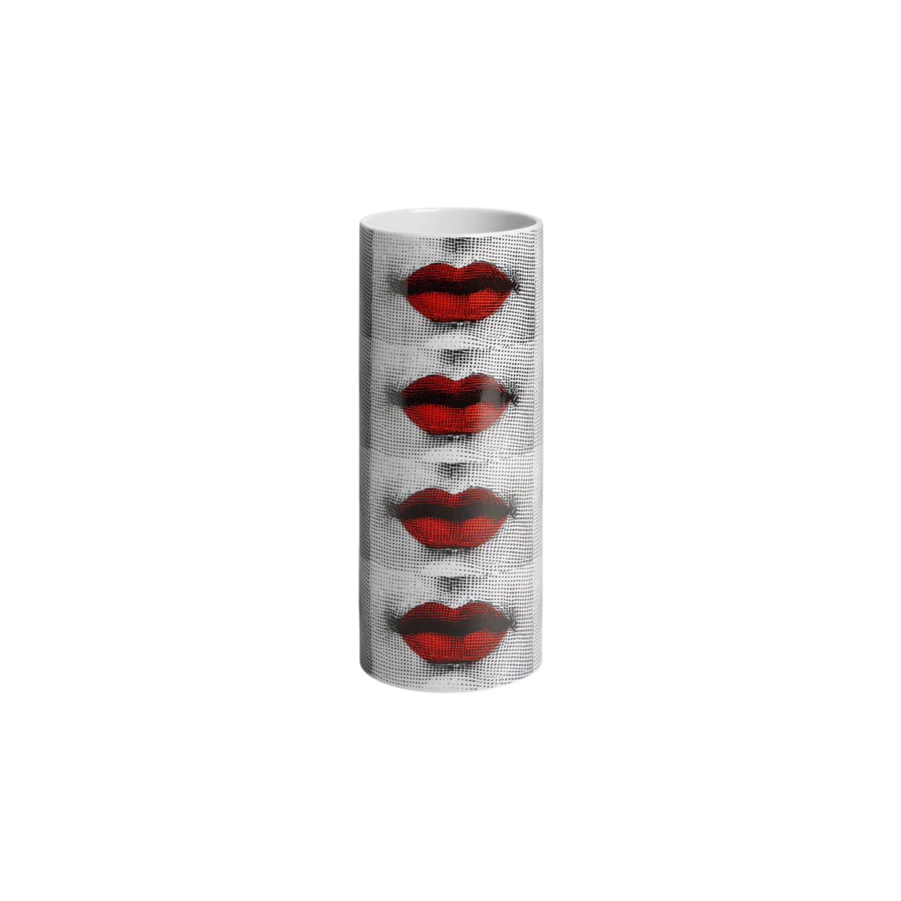 Petit vase cylindrique Fornasetti Bocche de Fornasetti | Maison Territo