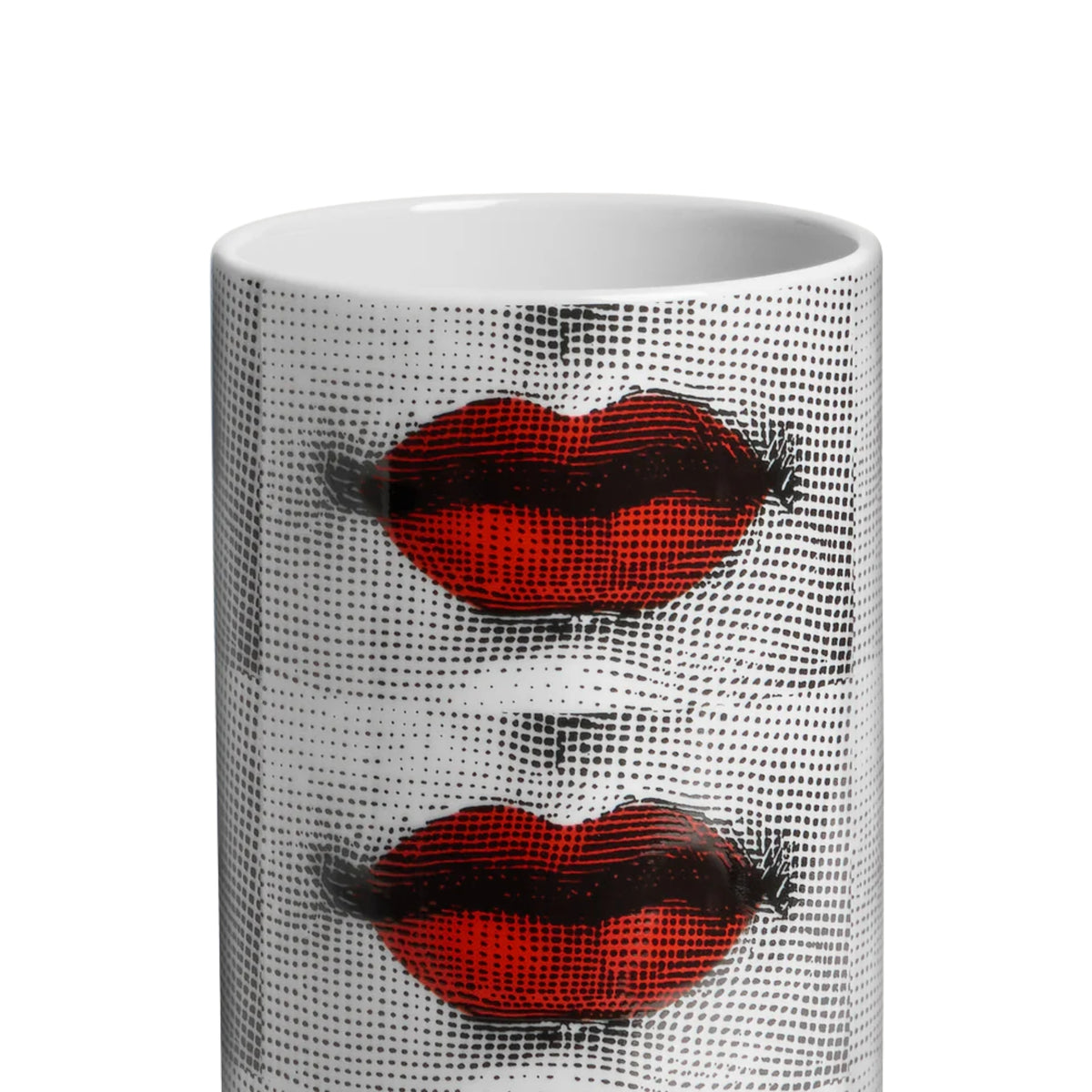 Petit vase cylindrique Fornasetti Bocche de Fornasetti | Maison Territo
