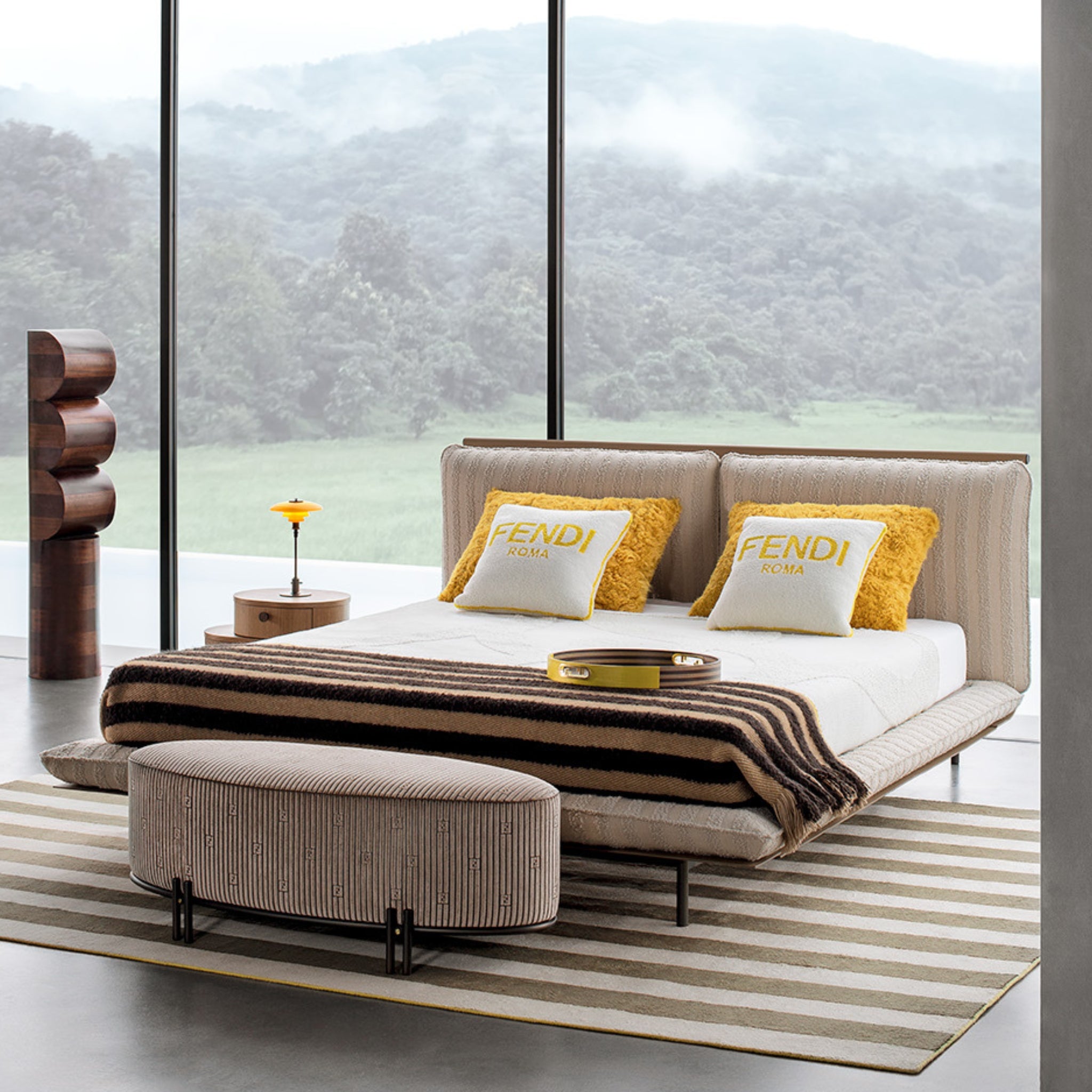 Pouf S’Mores de Fendi Casa