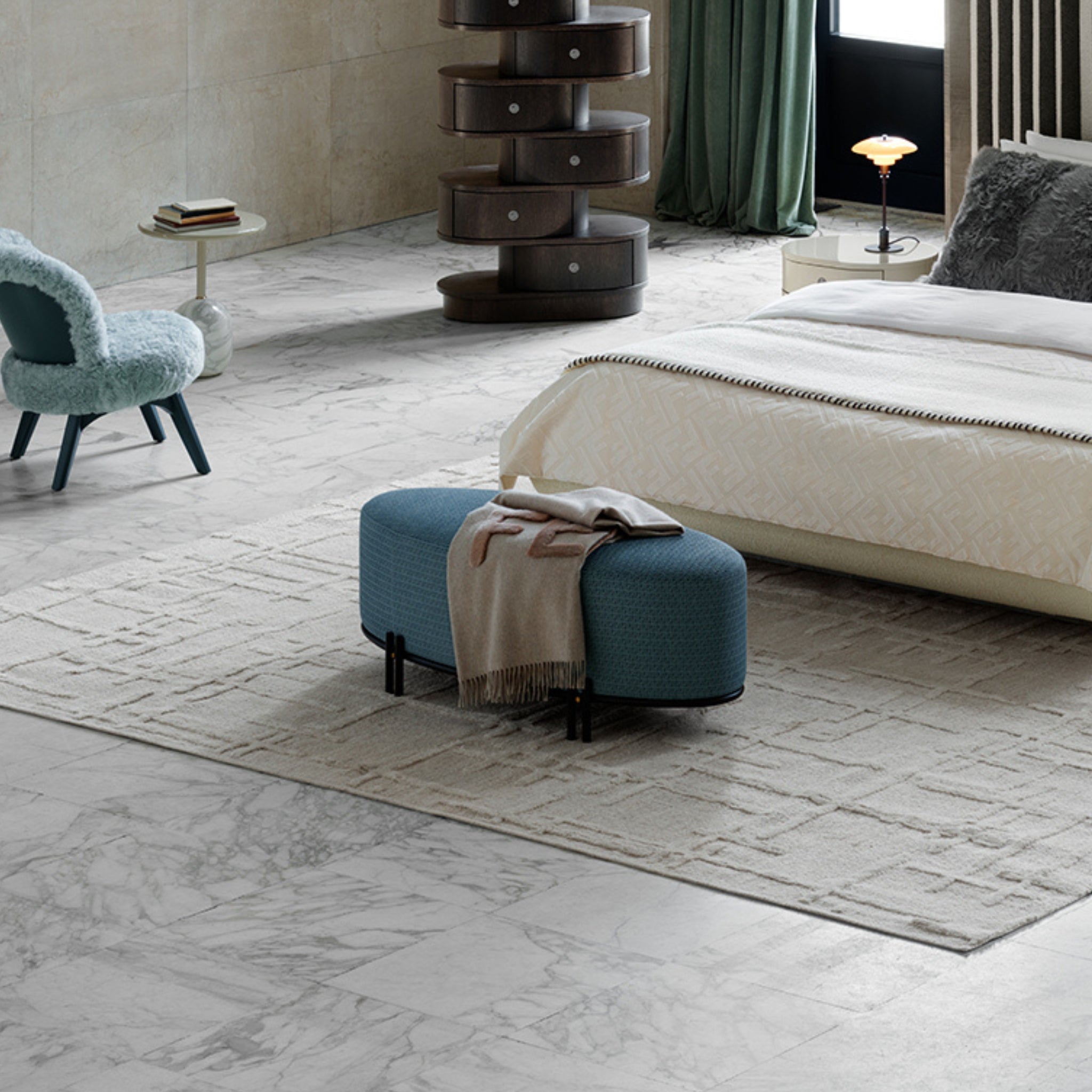 Pouf S’Mores de Fendi Casa