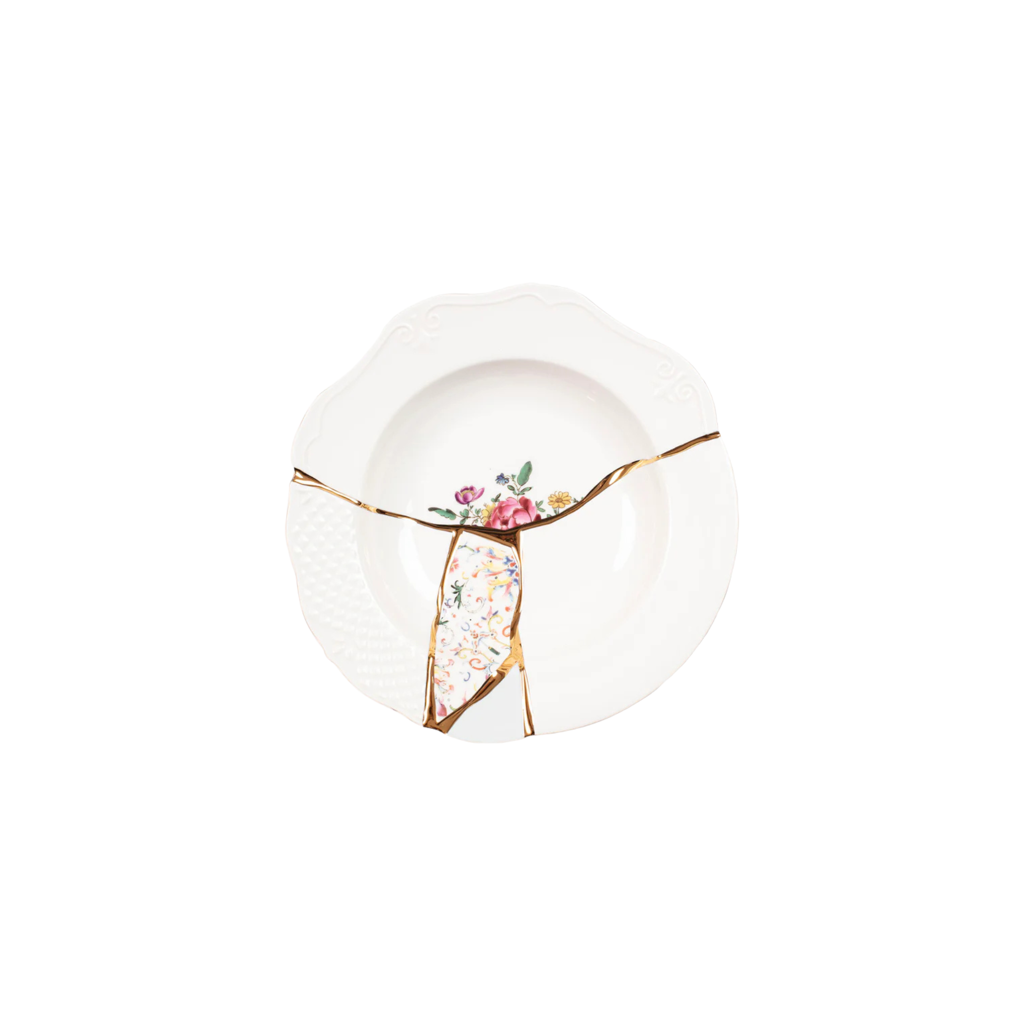 Assiette creuse Kintsugi 03 de Seletti | Maison Territo